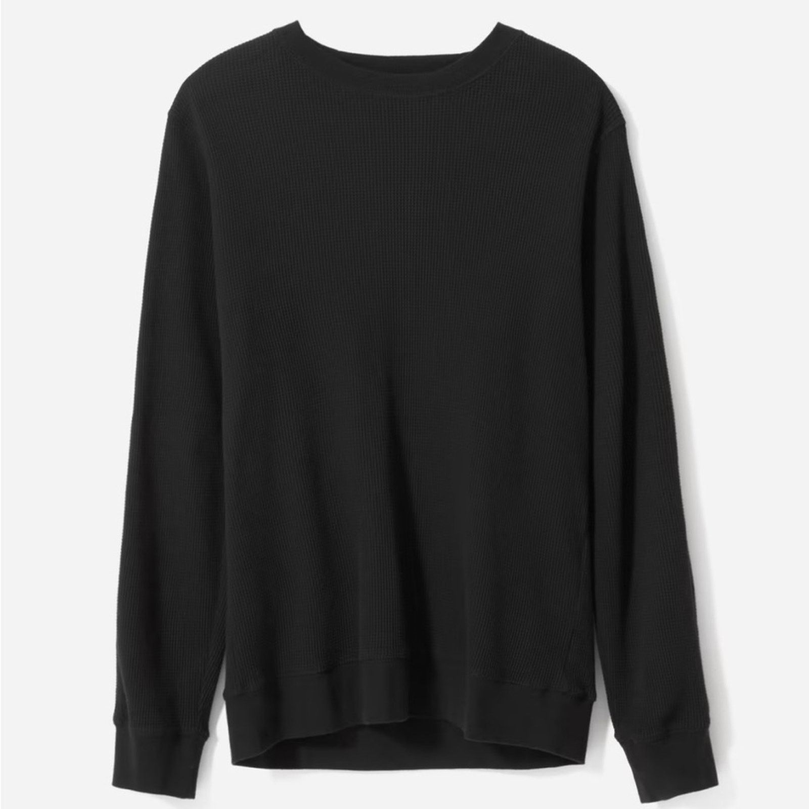Everlane Everlane The Waffle Long-Sleeve Crew Thermal Black Sz XXL Size US XXL / EU 58 / 5 - 4 Thumbnail