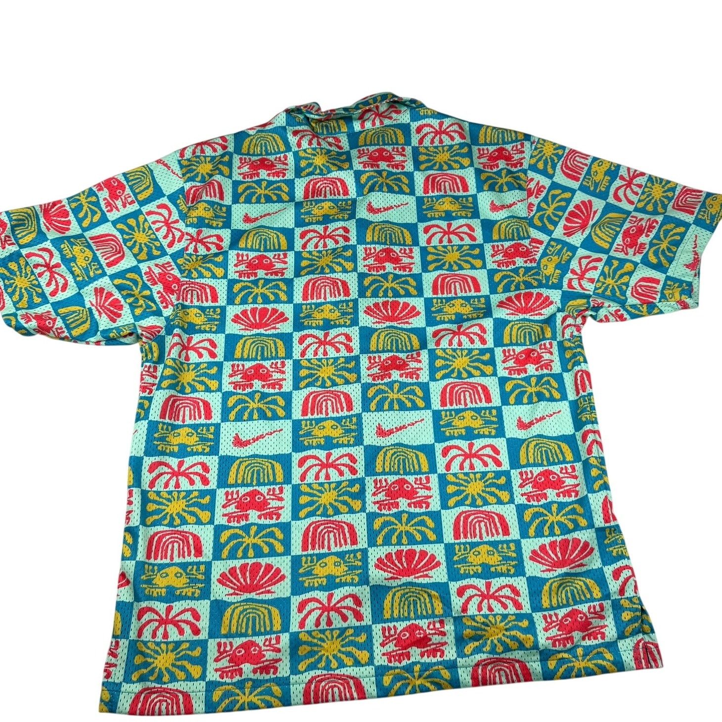 Nike Nike Dri-FIT Hawaiian Resort Camp Button Up Shirt Size M Size US M / EU 48-50 / 2 - 2 Thumbnail