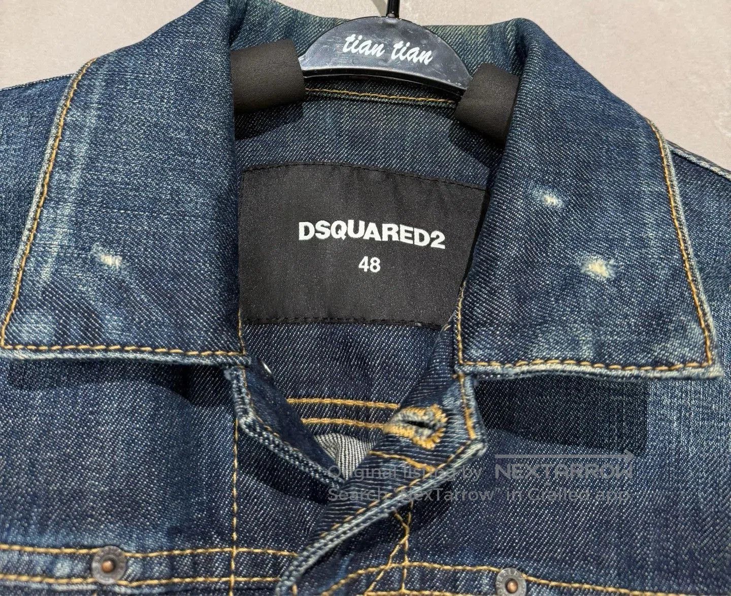 Dsquared2 DSquared2 Men's Blue Denim Jacket. Size US M / EU 48-50 / 2 - 4 Thumbnail