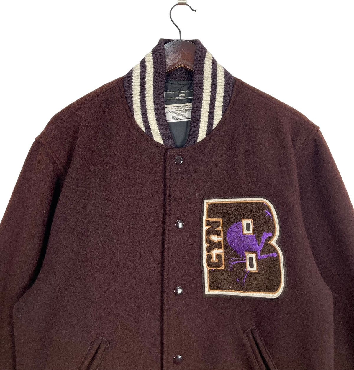 Japanese Brand × Number (N)ine × Takahiromiyashita The Soloist. Vintage Number Nine x BRTH Varsity Jacket Size US L / EU 52-54 / 3 - 4 Thumbnail