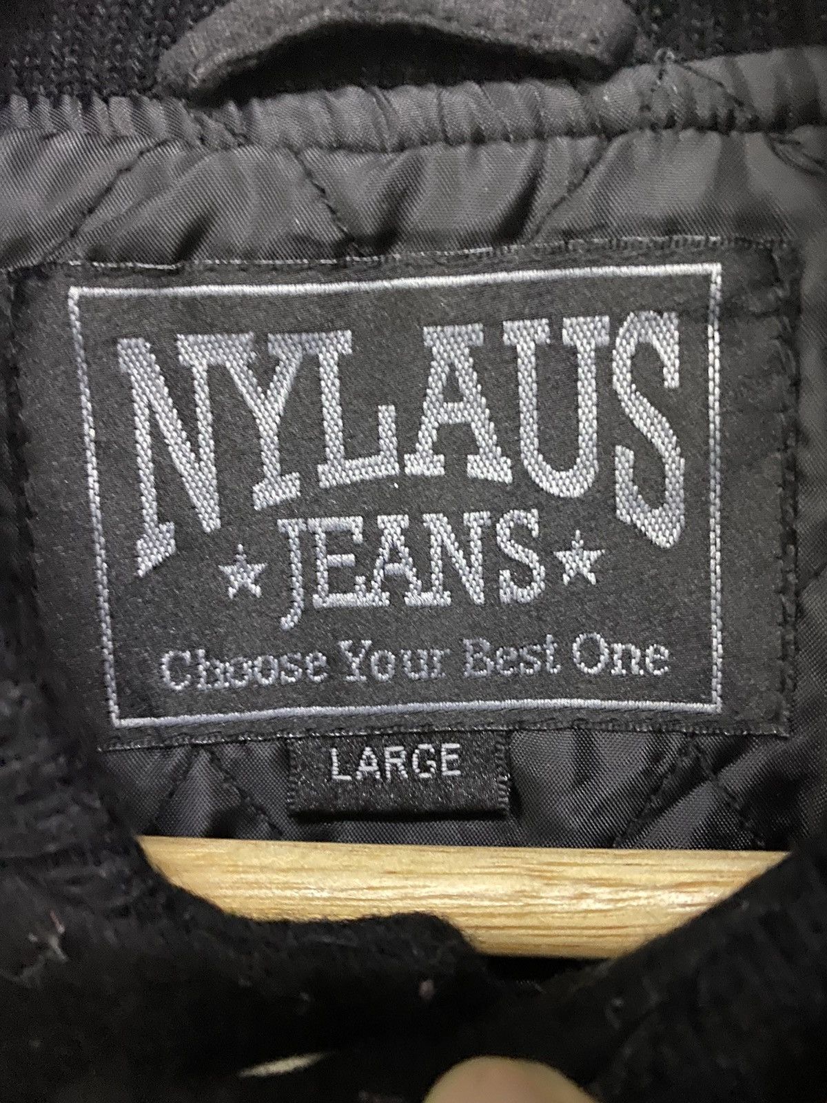 Japanese Brand Nylaus Jeans Jackpot Ghost Rider Varsity Jacket Size US L / EU 52-54 / 3 - 9 Thumbnail