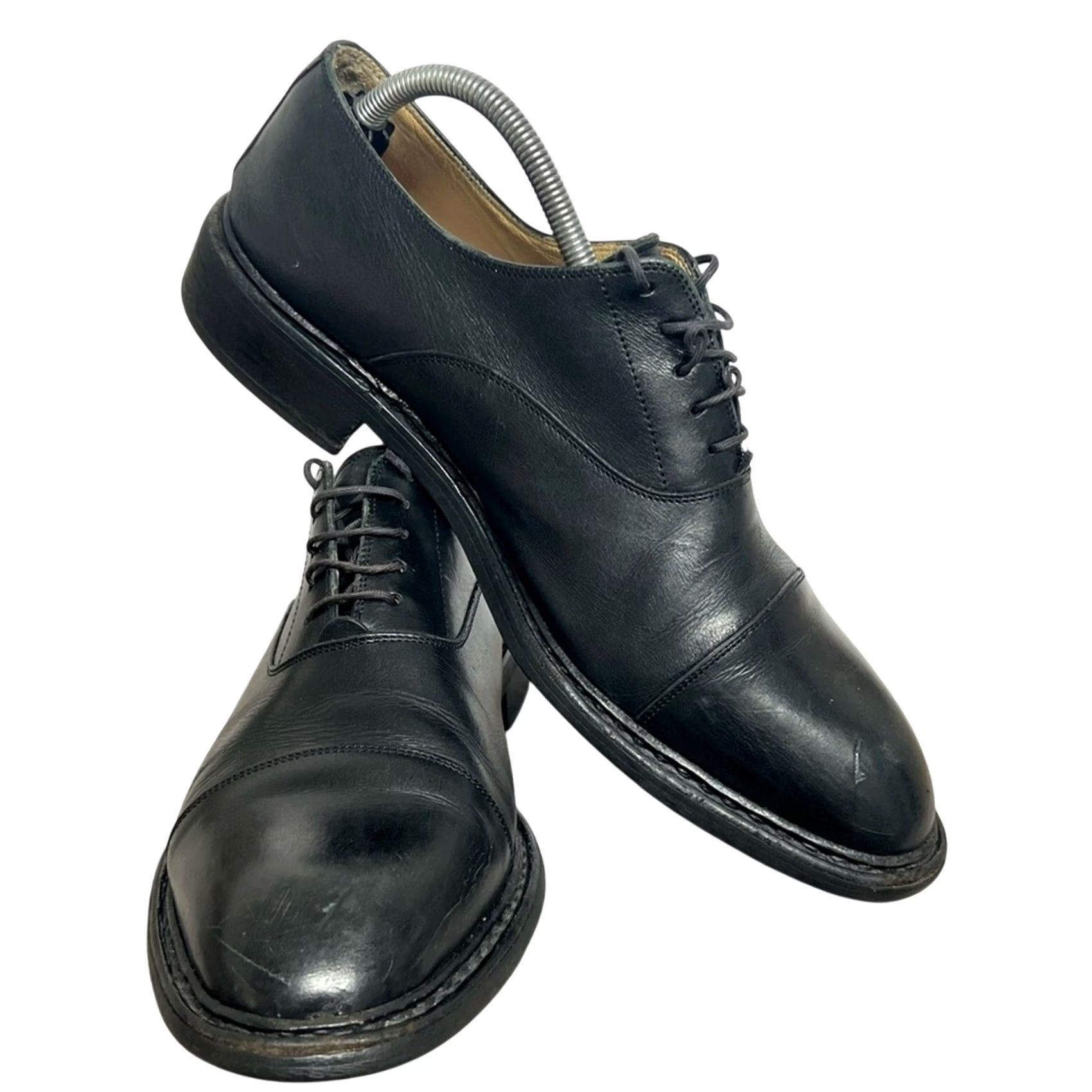 Paraboot Paraboot Shoes Derby Cap Toe Oxford Black Men US 9 UK 8 Leather Made in France Size ONE SIZE - 4 Thumbnail