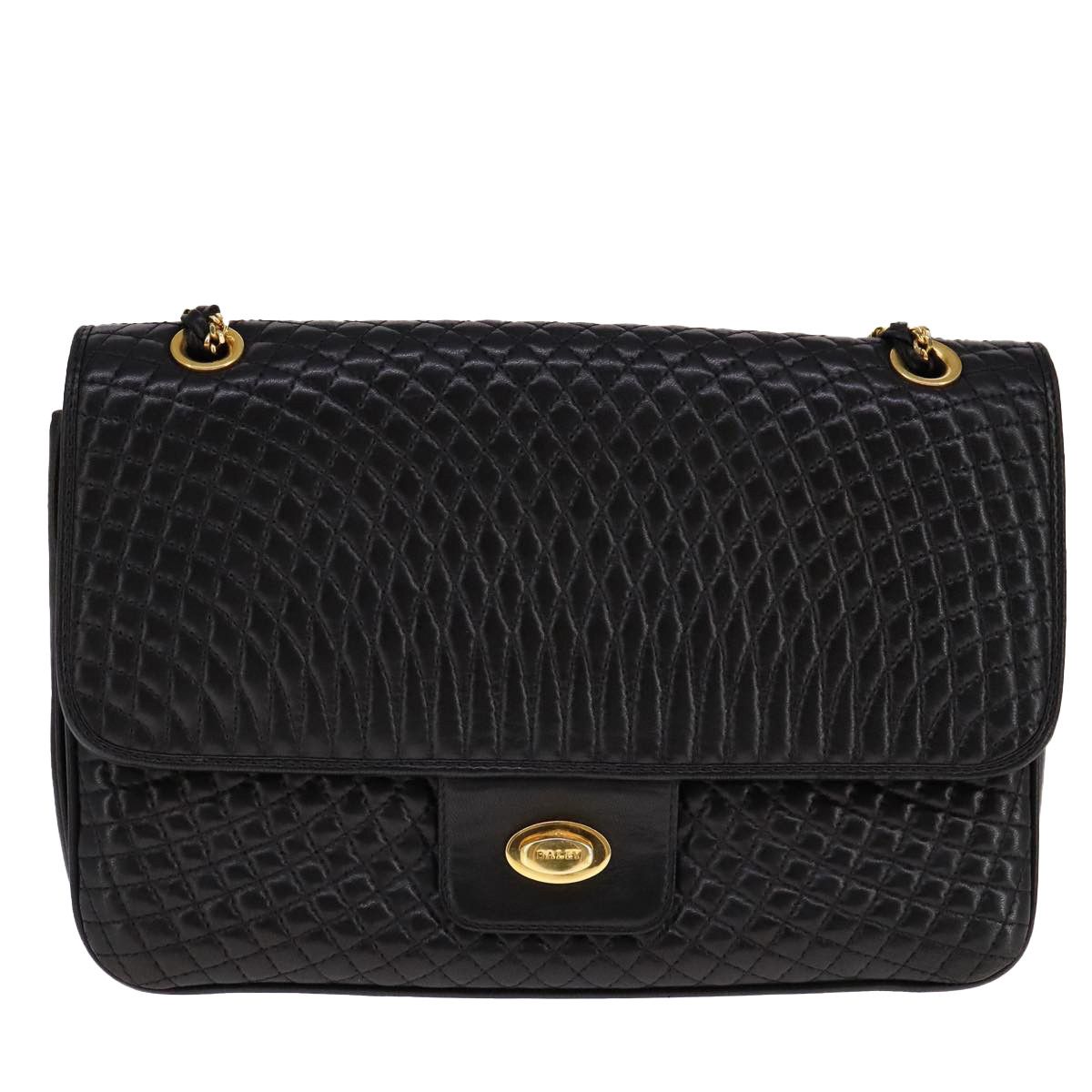 Bally Black Leather Shoulder Bag (Pre-Owned) Size ONE SIZE - 1 Thumbnail