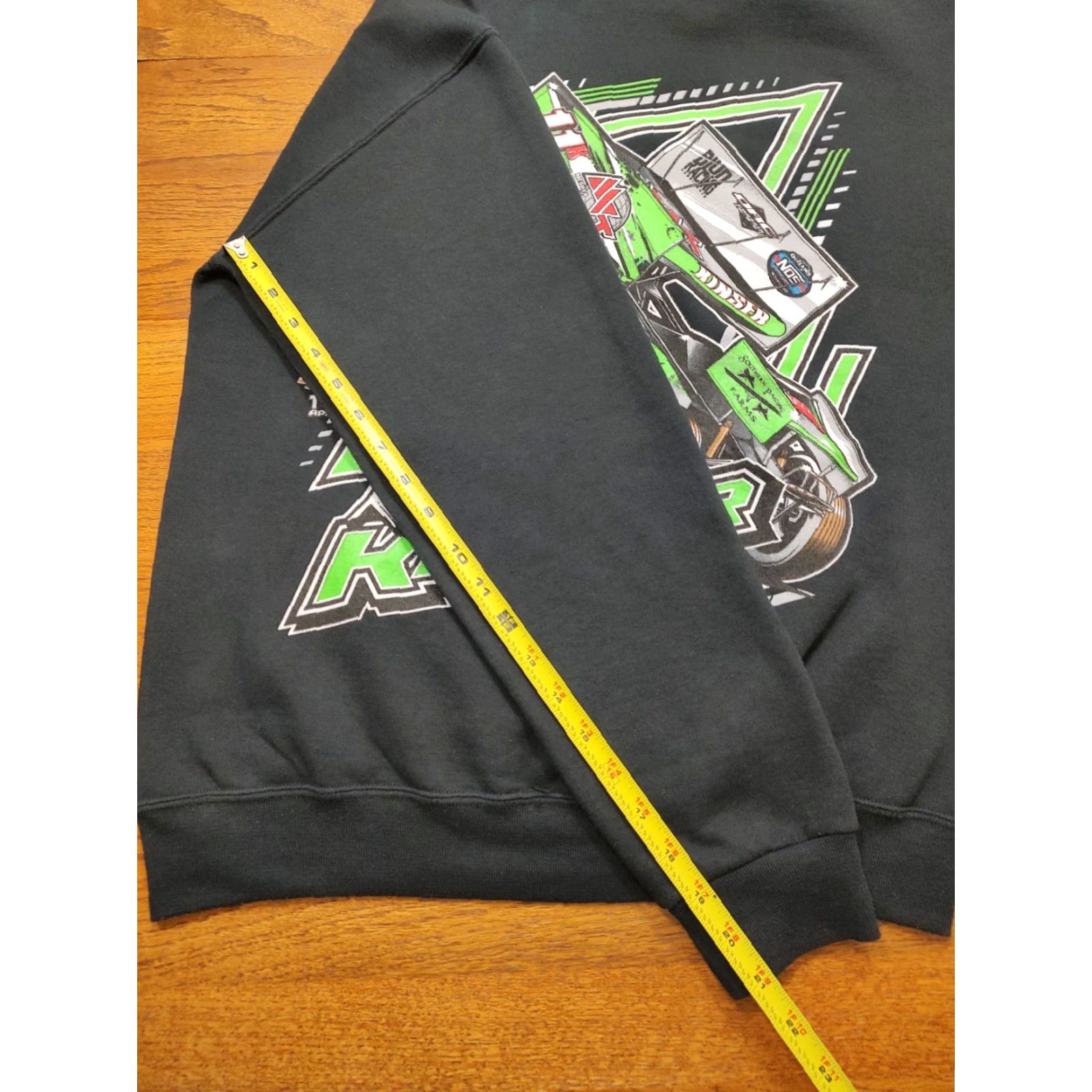 Gildan VINTAGE Kraig Kinser 11K Remy Crew Sweatshirt Hoodie XL Black Men Pullover Racing Dirt Nascar Indy 500 Daytona 500 Vintage Winged Sprint Car Size US XL / EU 56 / 4 - 7 Thumbnail
