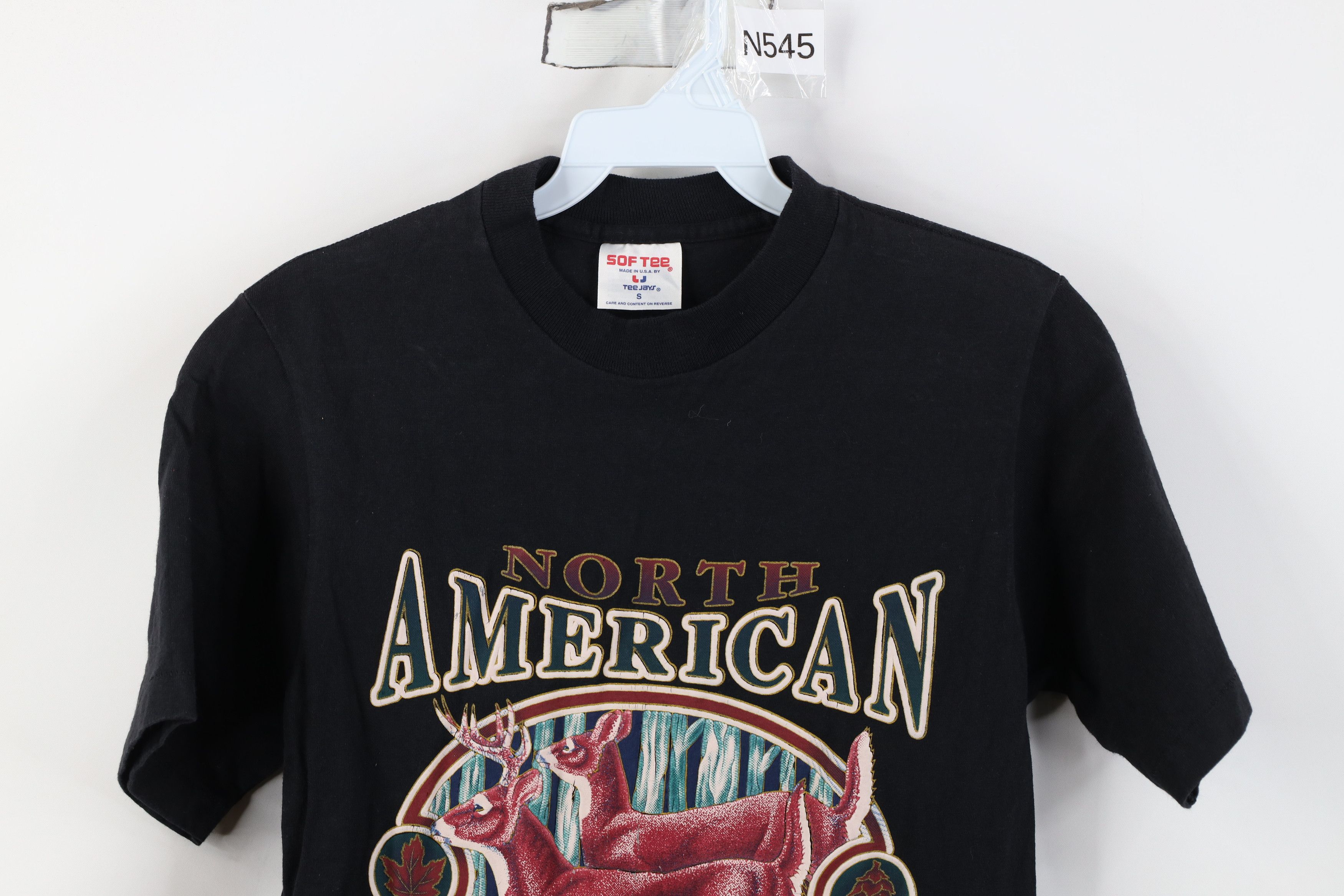 Vintage Vintage 80s 90s American White Tail Deer Michigan T-Shirt Size S / US 4 / IT 40 - 2 Thumbnail