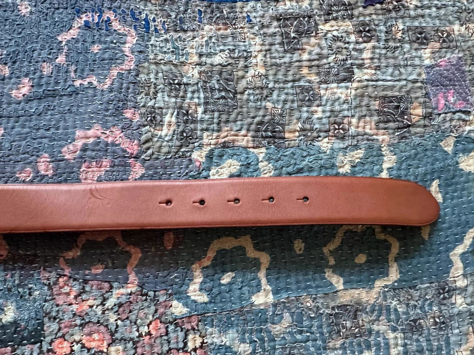Polo Ralph Lauren RRL Purple Label Belt L Italy Early Runway Nice Buckle Size ONE SIZE - 4 Thumbnail