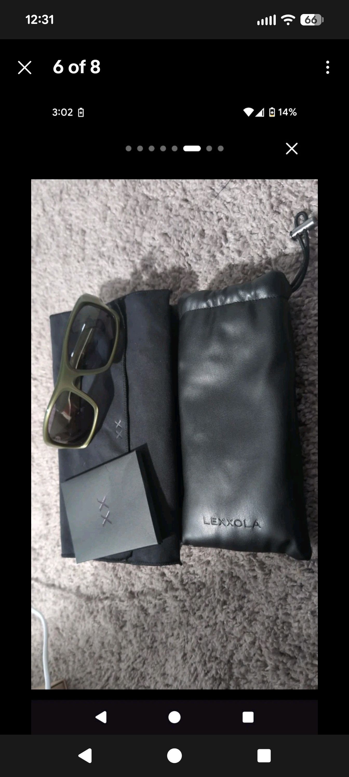 Vintage Lexxola Neo Sunglasses In Moss Green - Full Og Box Set, Men's — image 2 of 6