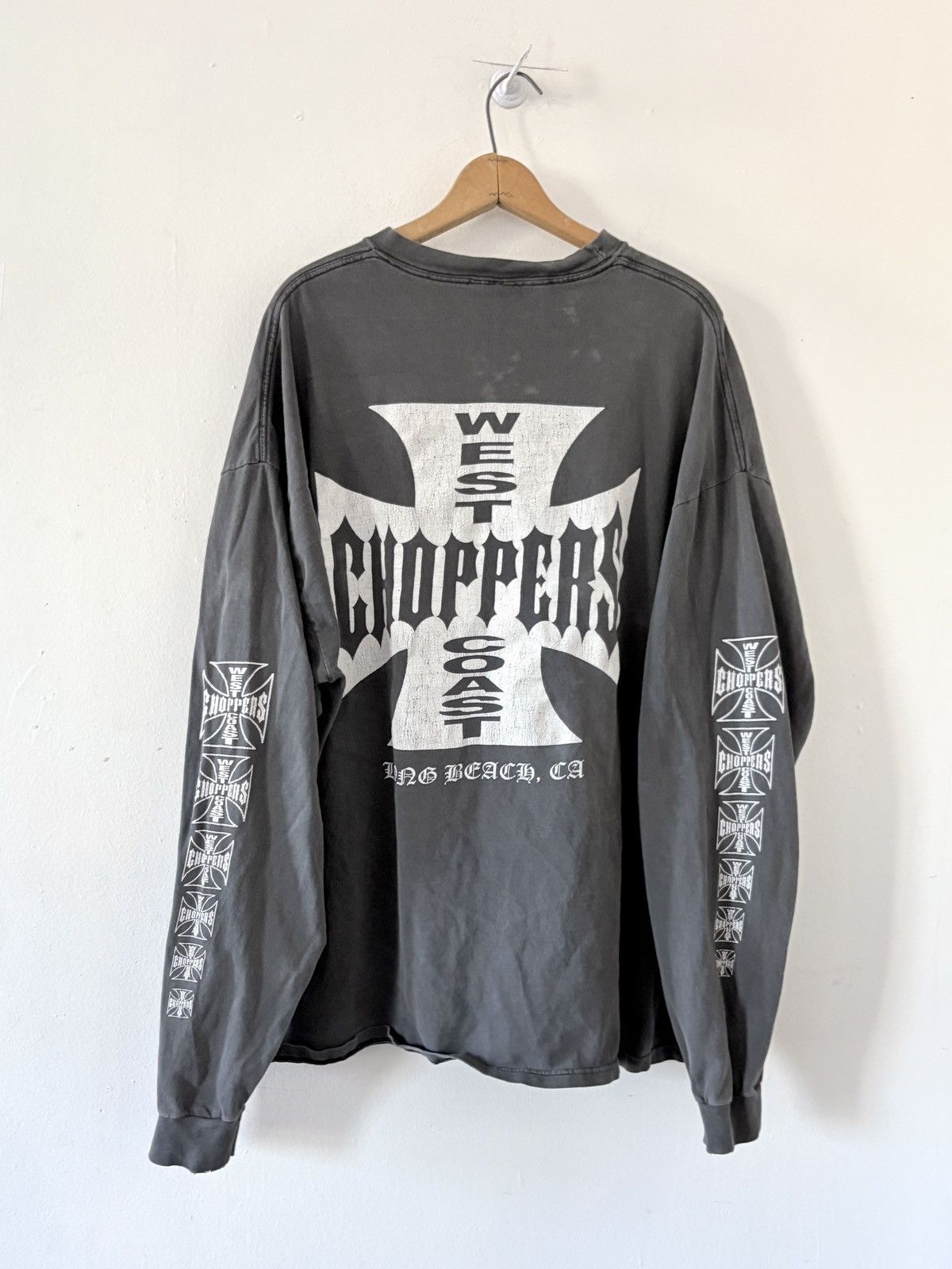 Vintage West Coast Choppers Faded Distressed Mens XL