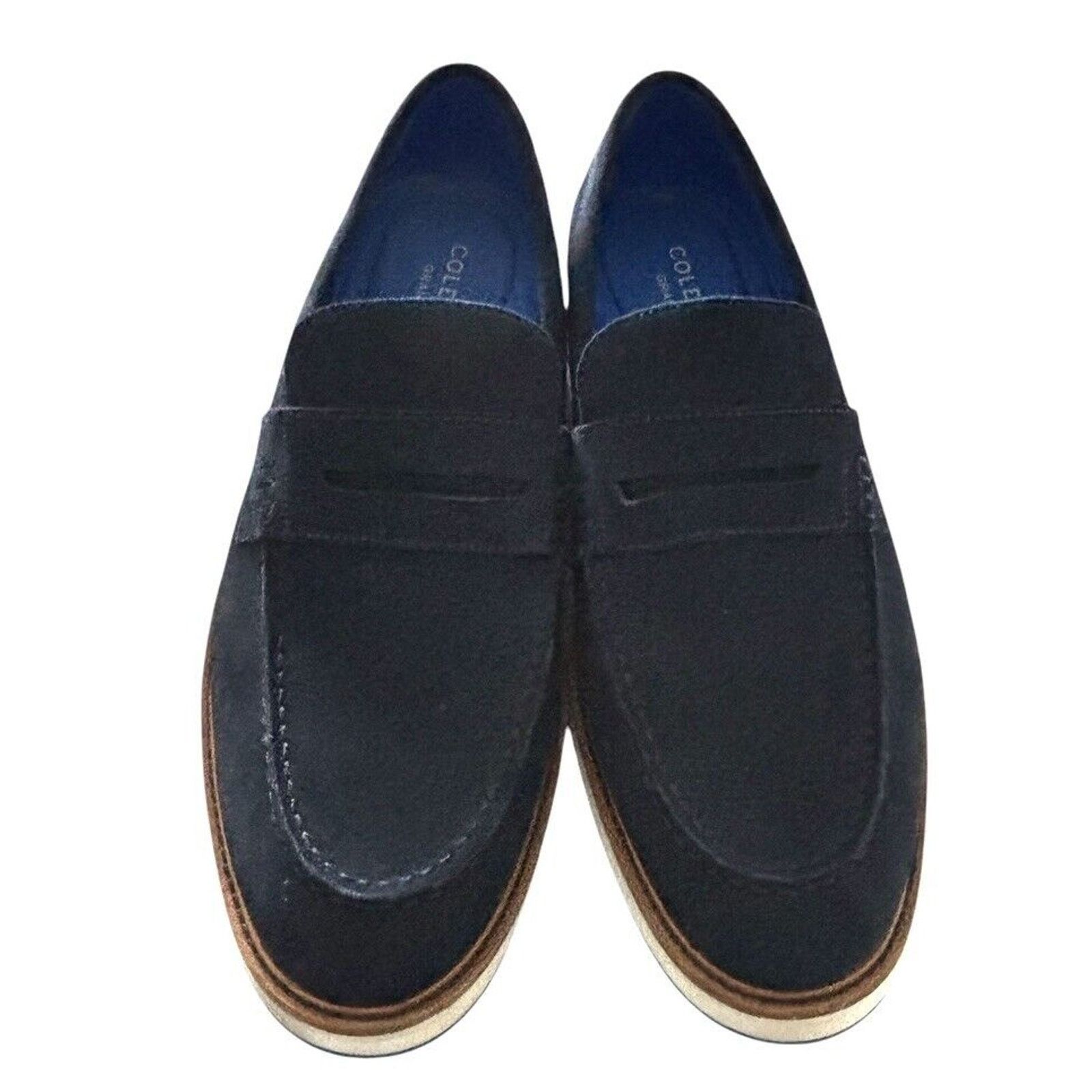 Cole Haan Cole Haan Osborn Grand 360 Penny Loafer 11.5 M C38245 Blue Size US 11.5 / EU 44-45 - 9 Thumbnail