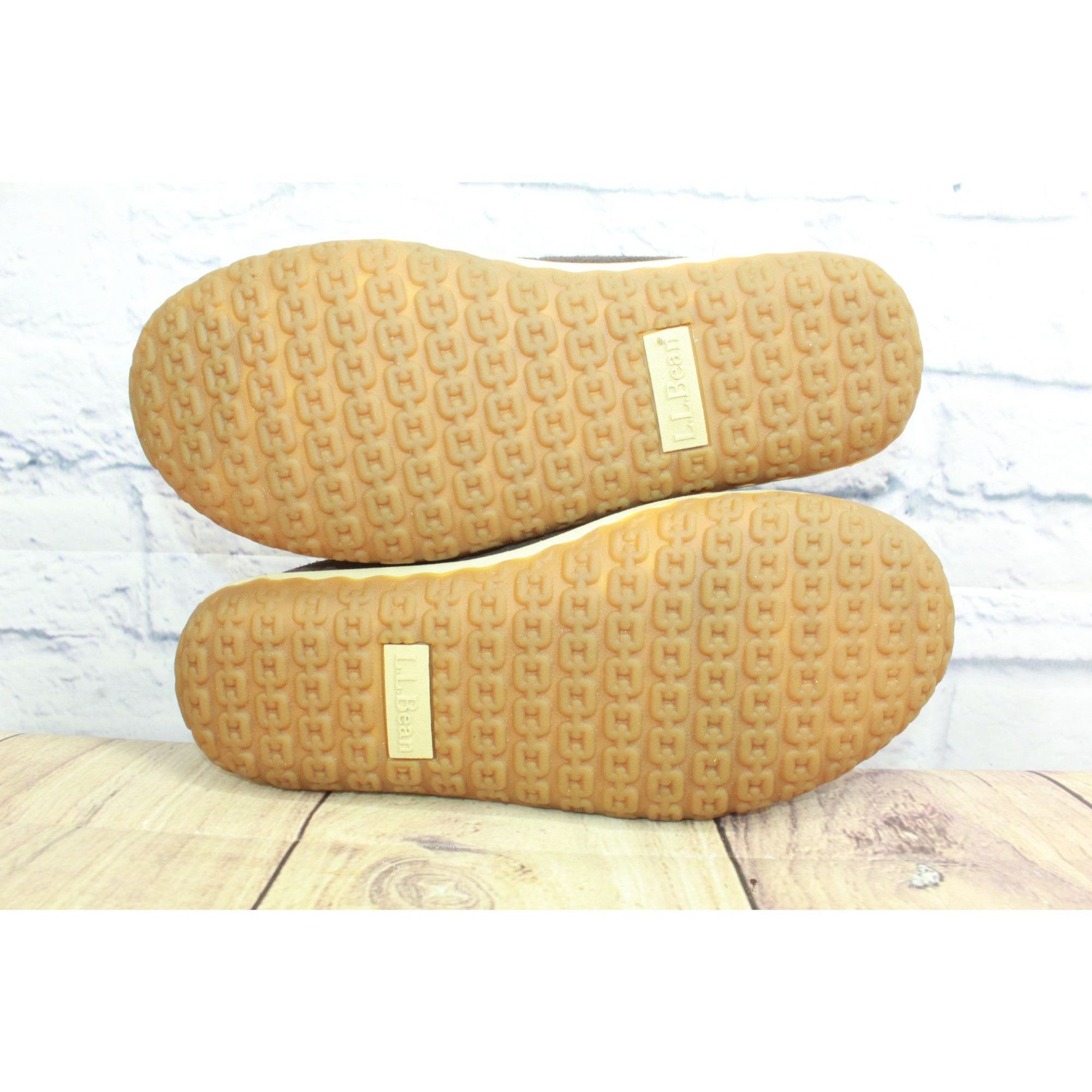 L.L. Bean LL Bean Women's Plaid-Lined Moccasin Slippers Size US 8 / IT 38 - 9 Thumbnail