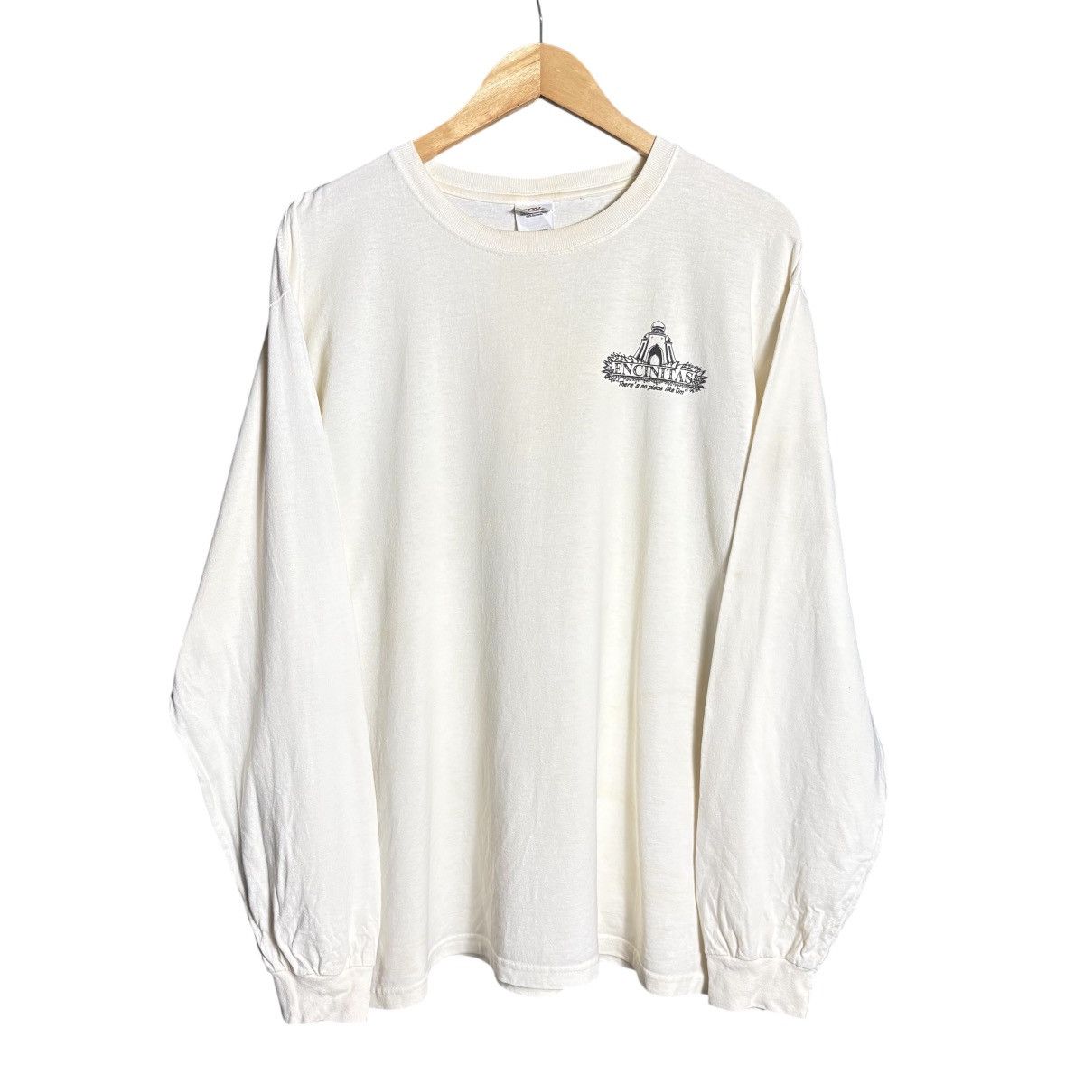 Vintage Vintage 90s Encinitas Surf Skate Om Graphic T-Shirt Size US L / EU 52-54 / 3 - 2 Thumbnail