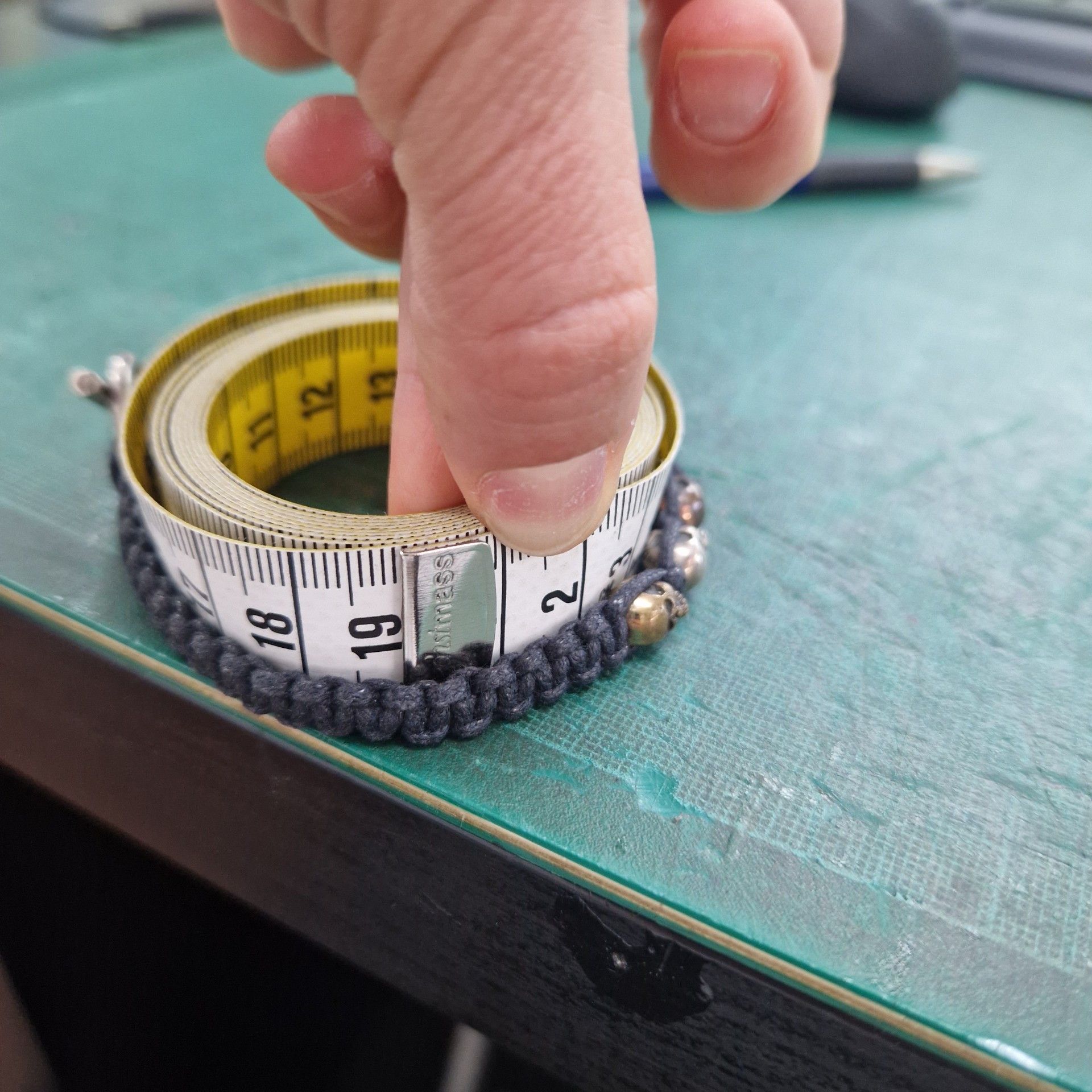 Tobias Wistisen Tobias Wistisen Triple Skull Macrame Bracelet Size ONE SIZE - 2 Thumbnail