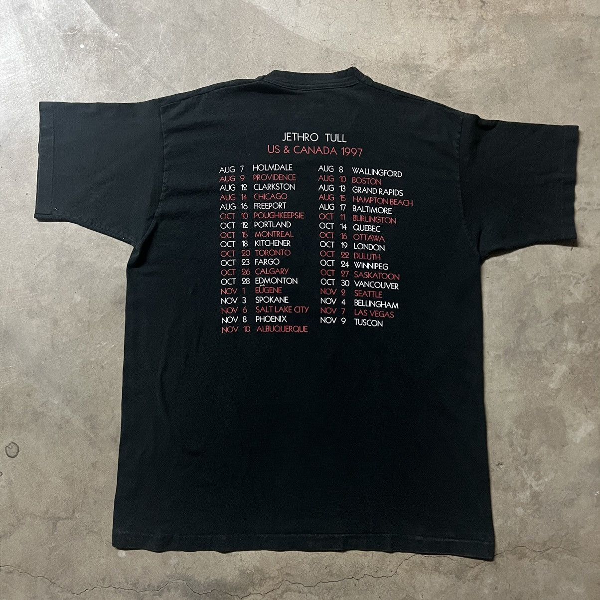 Band Tees × Vintage Vintage 90’s Jethro Tull “Thick as a Brick” Band T-Shirt Size US XL / EU 56 / 4 - 4 Thumbnail