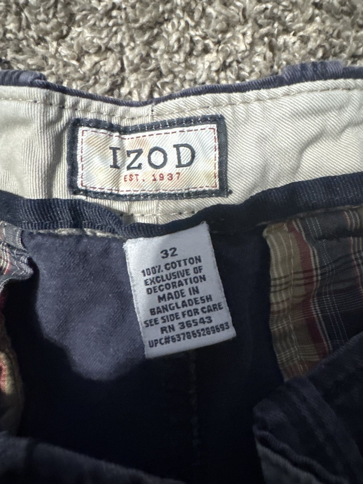 Other Navy Blue Cargo Shorts Size US 32 / EU 48 - 3 Thumbnail