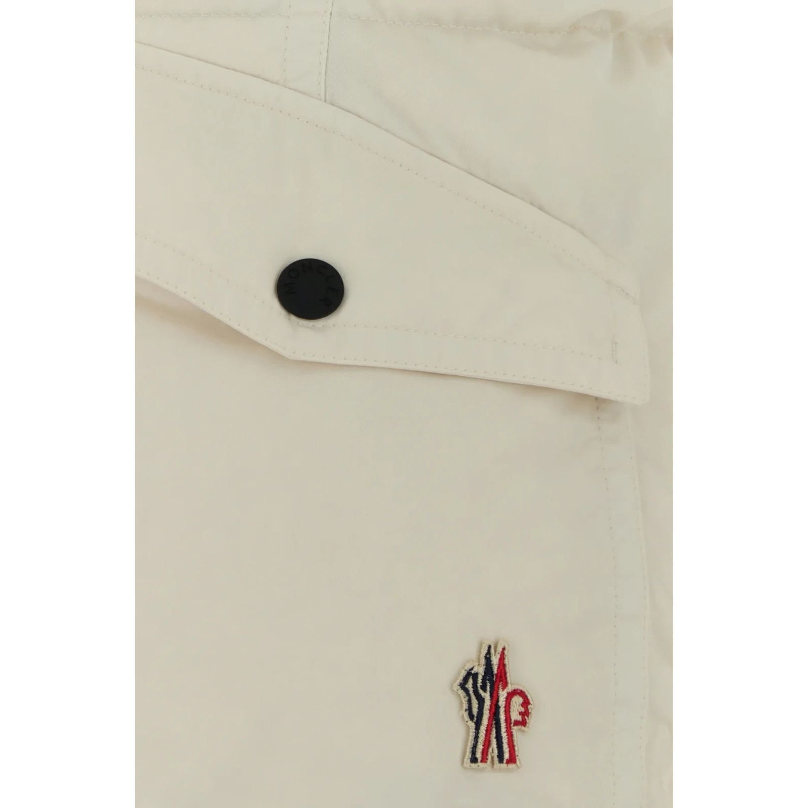 Moncler MONCLER GRENOBLE Hallaine Ivory Polyester Sleevless Down Jac Size XL / US 12-14 / IT 48-50 - 3 Thumbnail