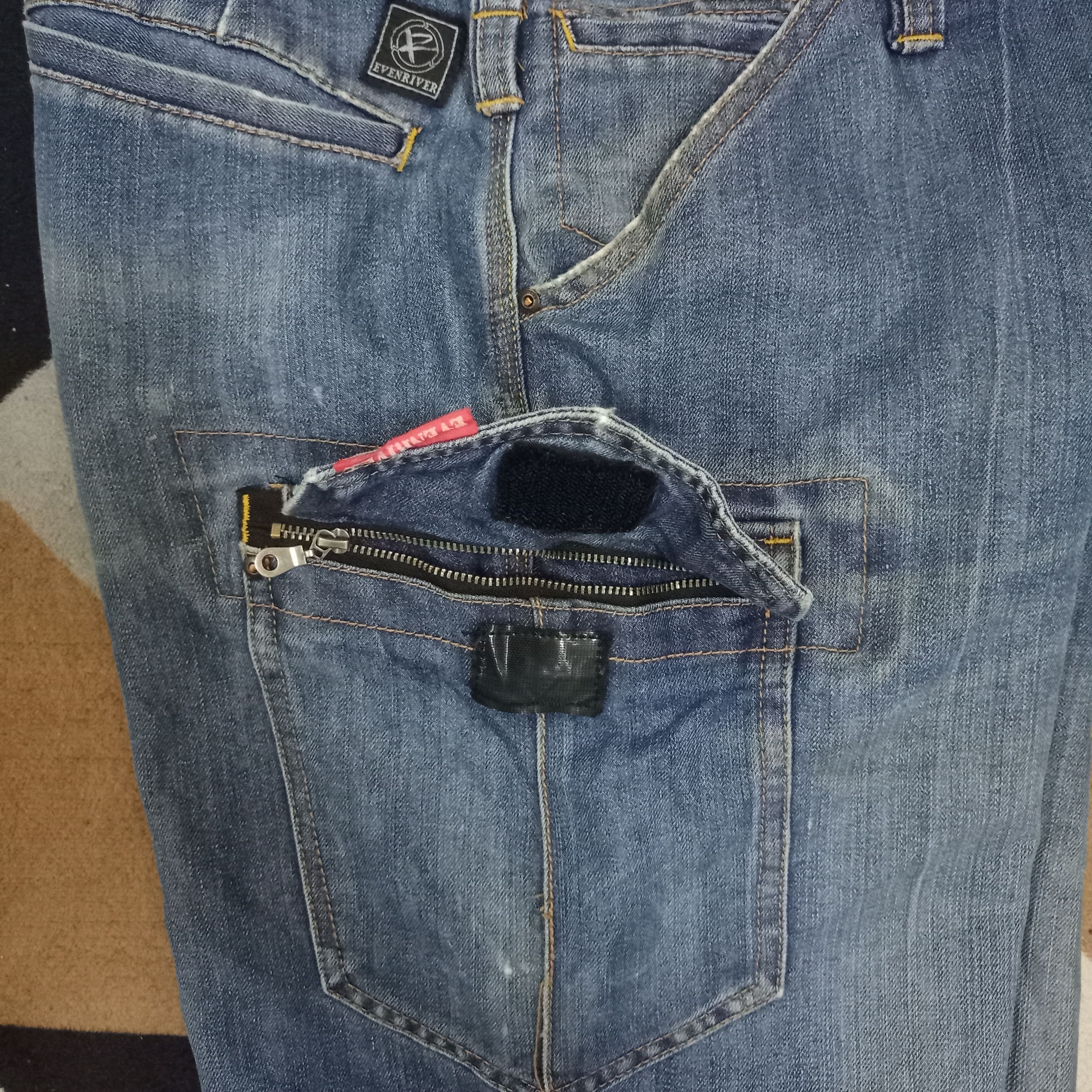 Japanese Brand Vintage Japanese Brand Baggy Cargo Denim Pants Size US 30 / EU 46 - 6 Thumbnail