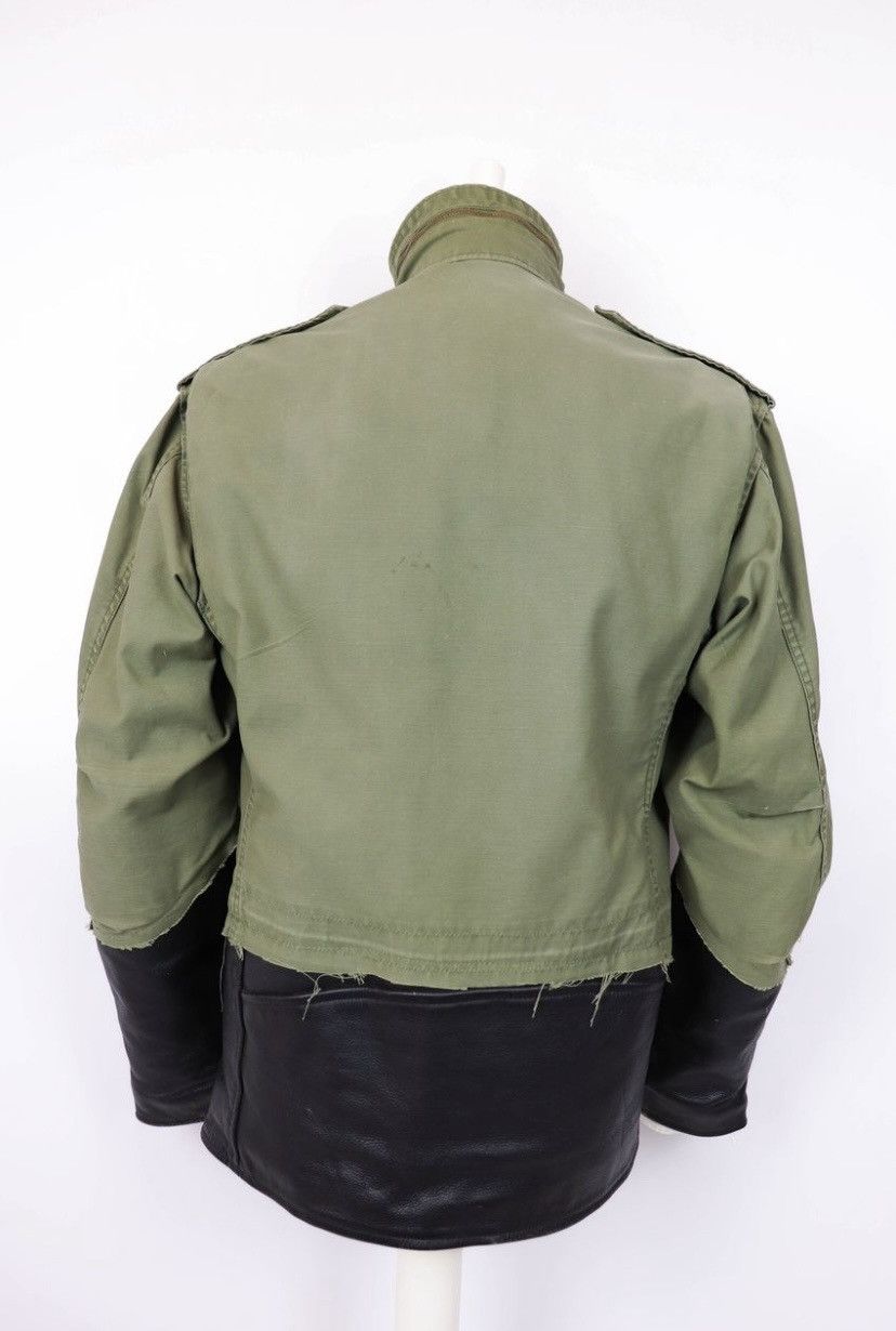Vintage 1 of 1 vintage army leather jacket hybrid Size US L / EU 52-54 / 3 - 5 Thumbnail