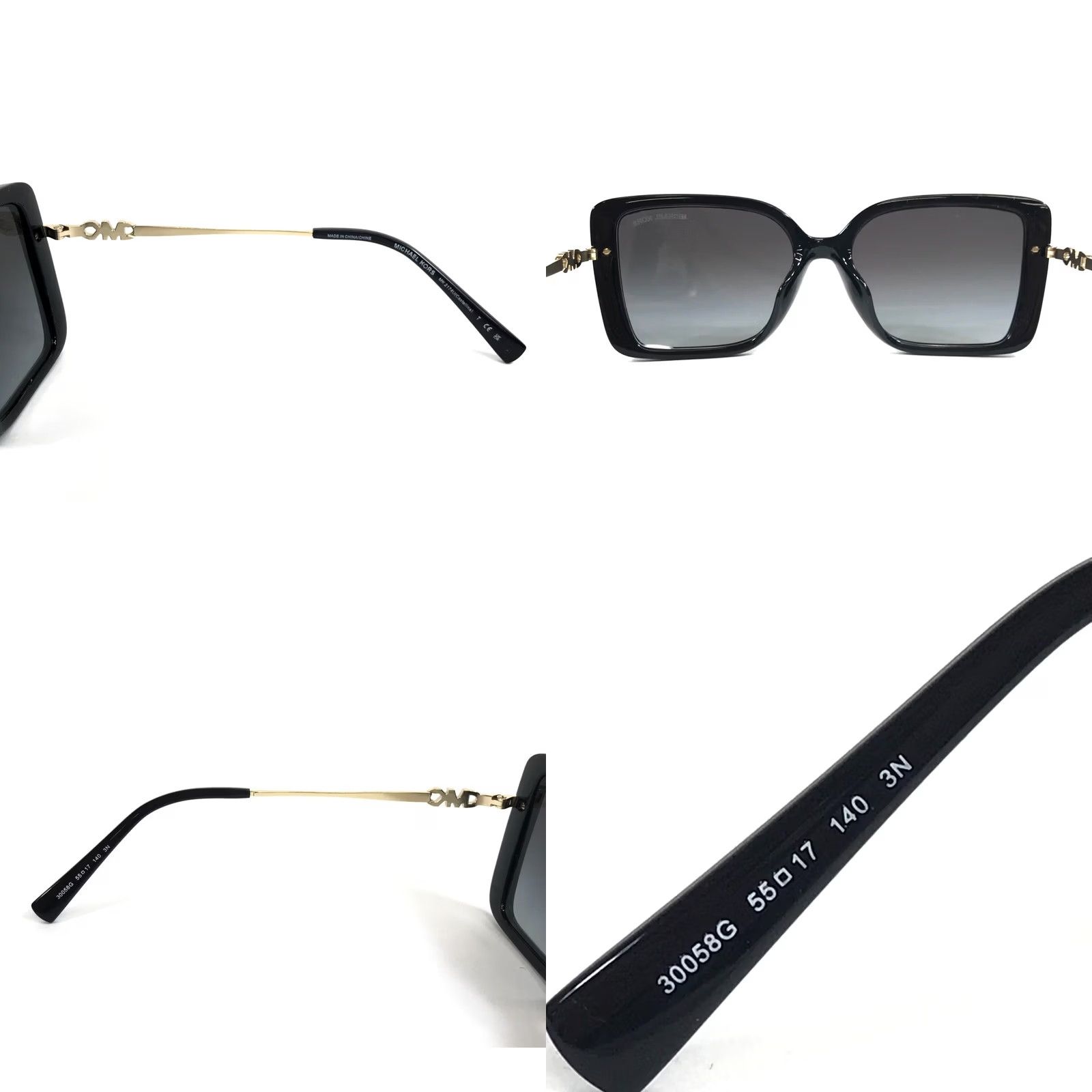 Michael Kors Sunglasses MK2174U Castellina Black Gold Grey  display picture 1