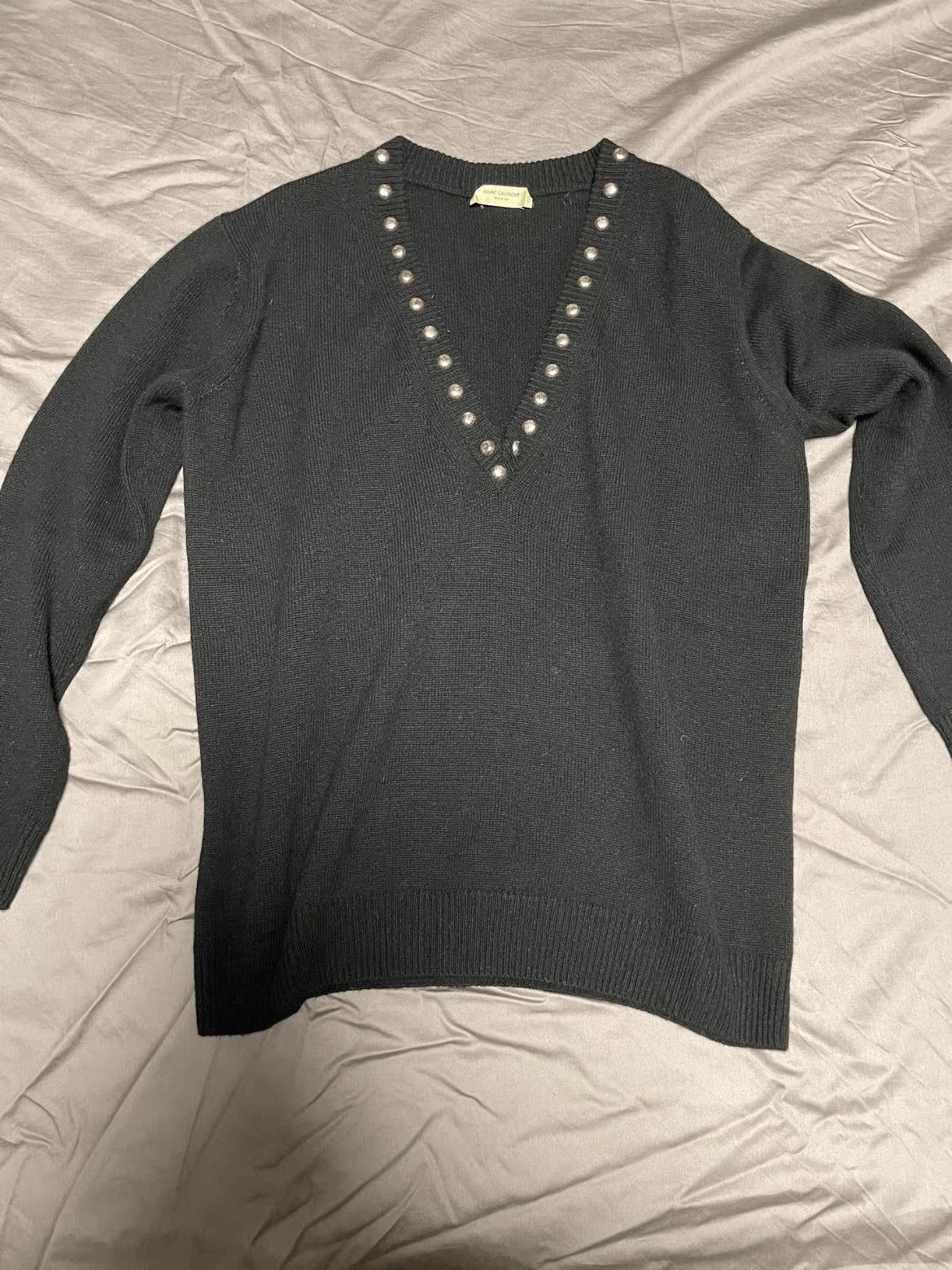 Saint Laurent Paris 15SS Rivet Knitwear