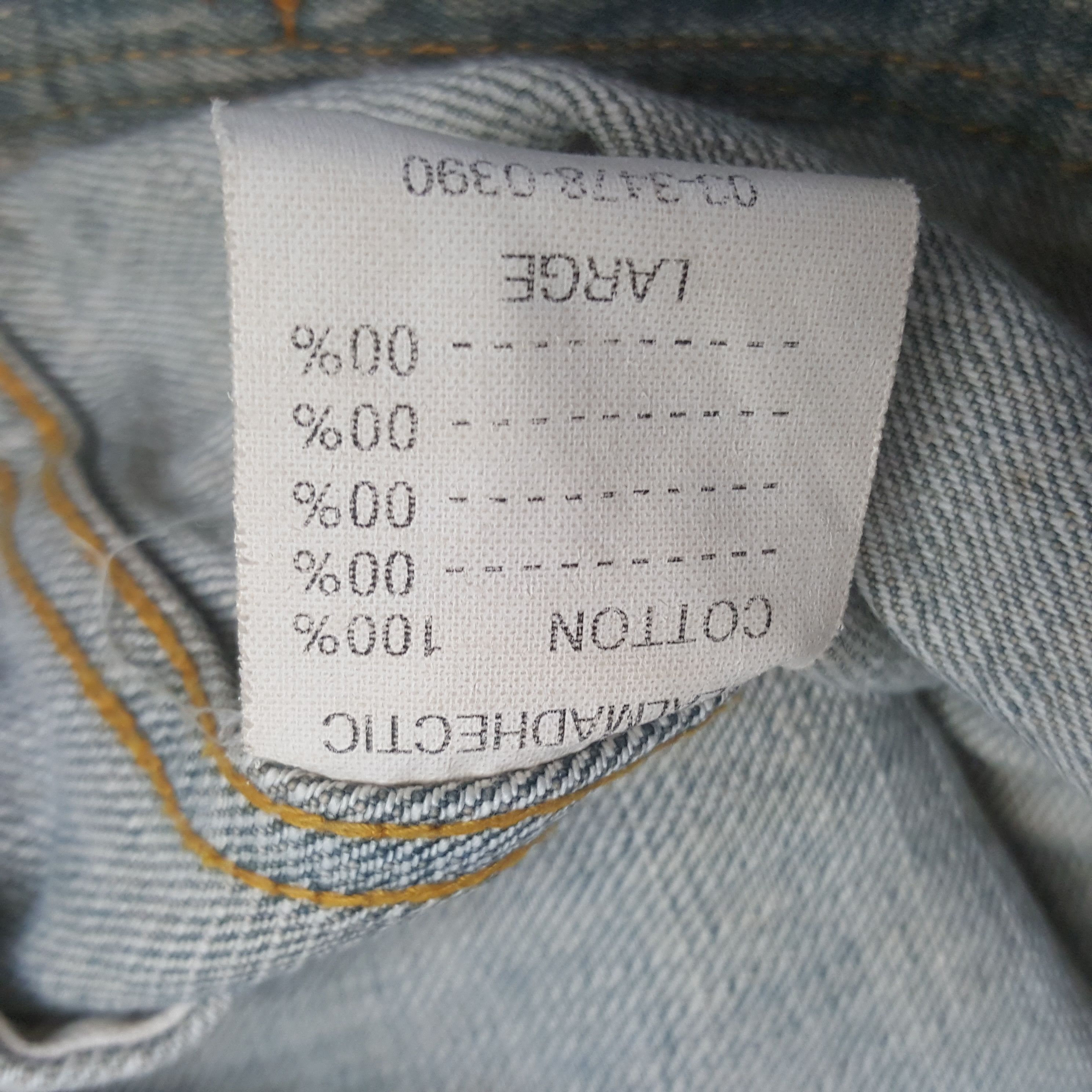 Japanese Brand Vintage Roc Star Japanese Denim Hoodies Jacket C308N9 Size US L / EU 52-54 / 3 - 9 Thumbnail