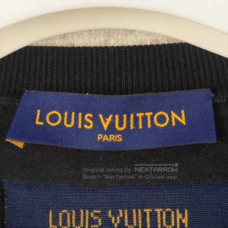 Louis Vuitton Louis Vuitton SS 22 monogrammed intarsia knit short sleeve Size US XL / EU 56 / 4 - 4 Thumbnail