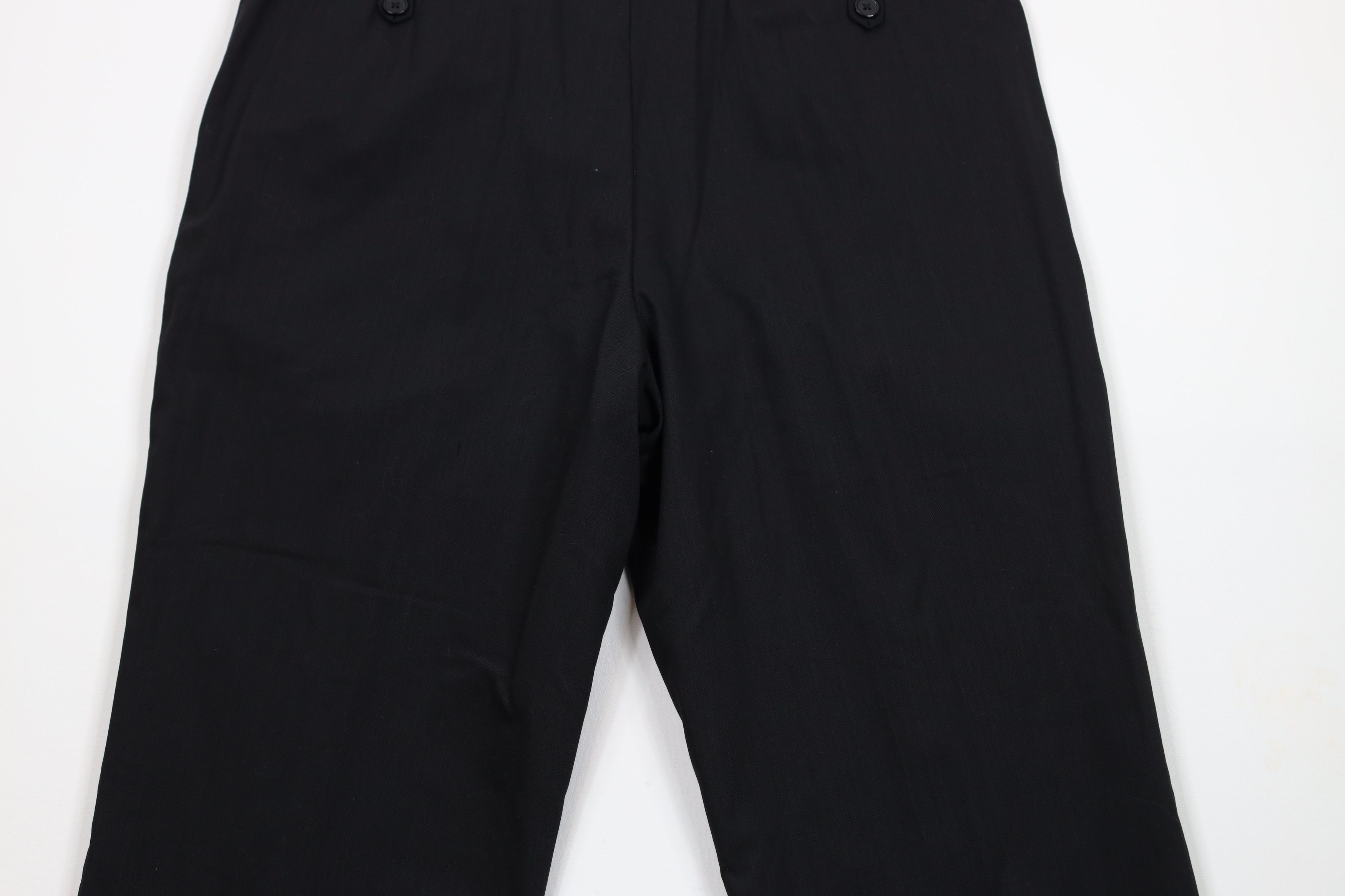 Vintage Vintage 90s Streetwear Wide Leg Chino Pants Trousers Black Size US 34 / EU 50 - 10 Thumbnail