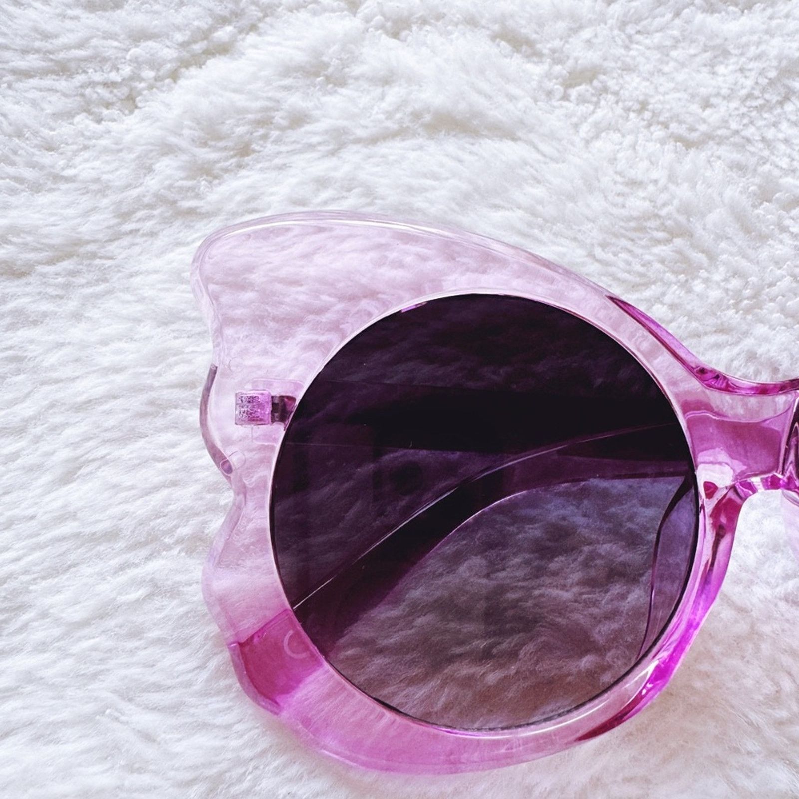 Other Eliza Dark Pink Butterfly-shaped Sunglasses Size ONE SIZE - 2 Thumbnail