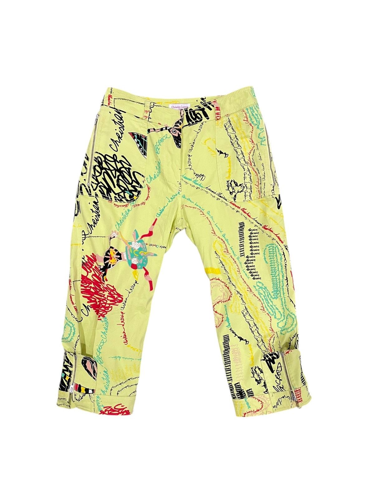 Christian Lacroix Christian Lacroix Banner Capri Shorts Size 26" / US 2 / IT 38 - 2 Thumbnail
