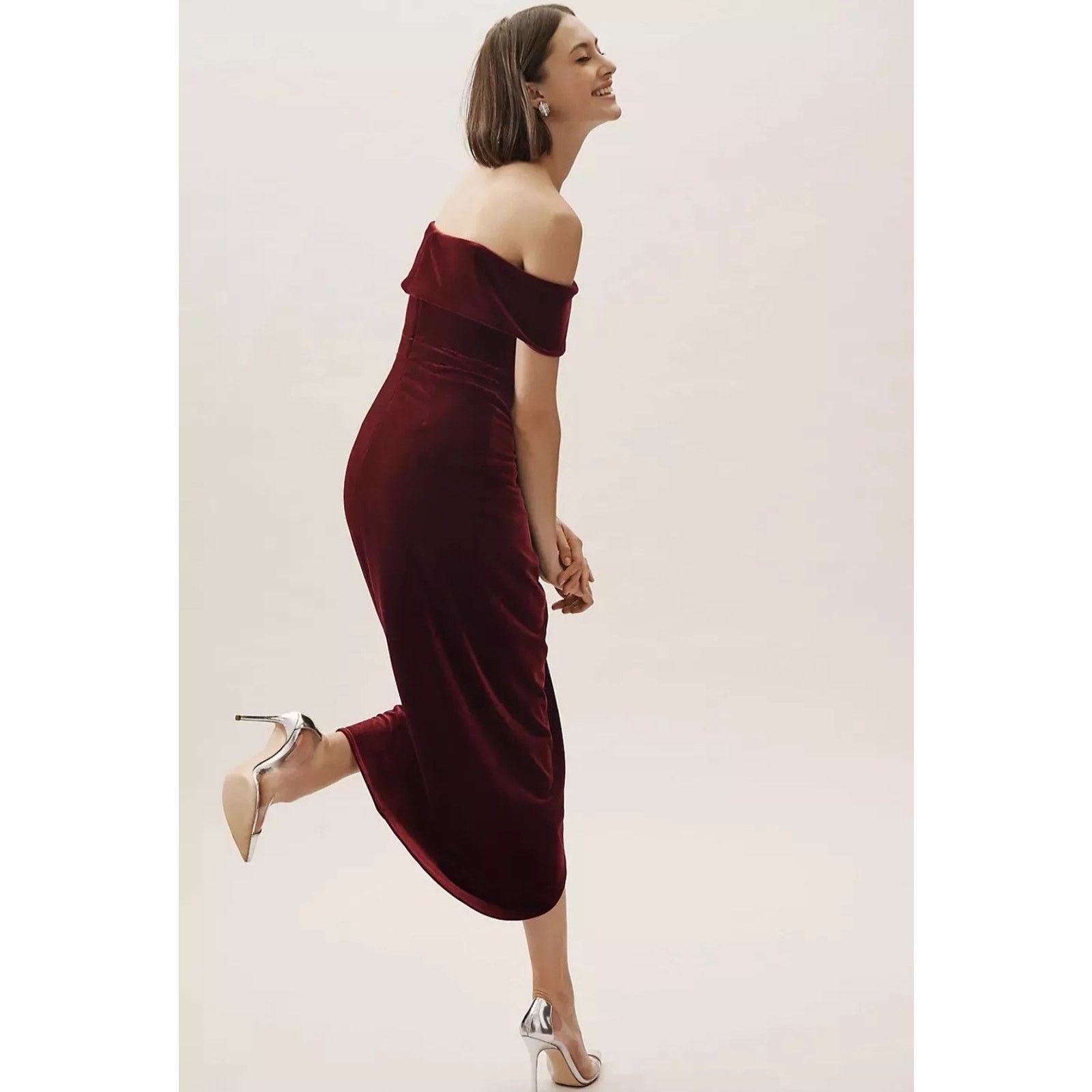 chinese dress ladies By Anthropologie Somerset Velvet Maxi Dress Size XSP  C&J Collections  Chicago