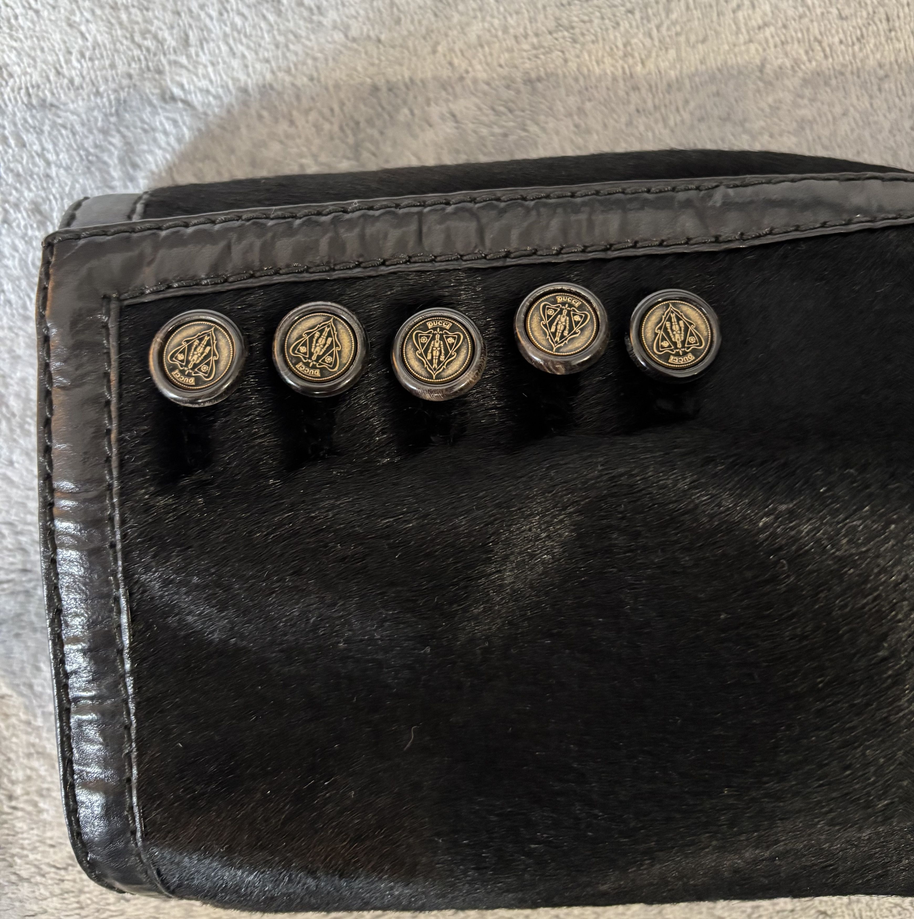 Gucci Gucci Blazer Tom Ford Era (1998–2002) Pony Hair Leather Size 52R - 5 Thumbnail