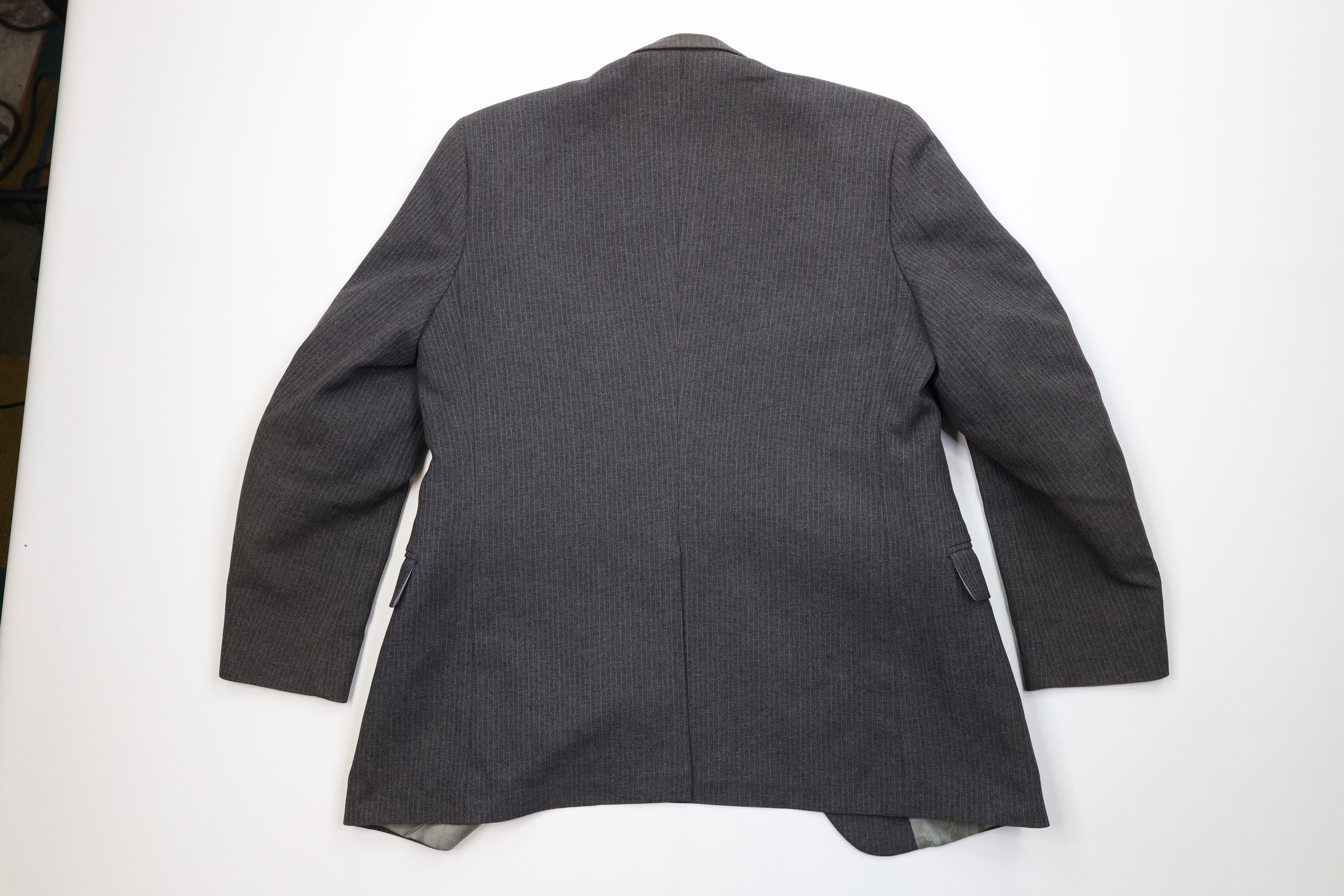 Vintage Vintage 90s Streetwear Distressed 2 Piece Suit Wedding Size 44R - 9 Thumbnail