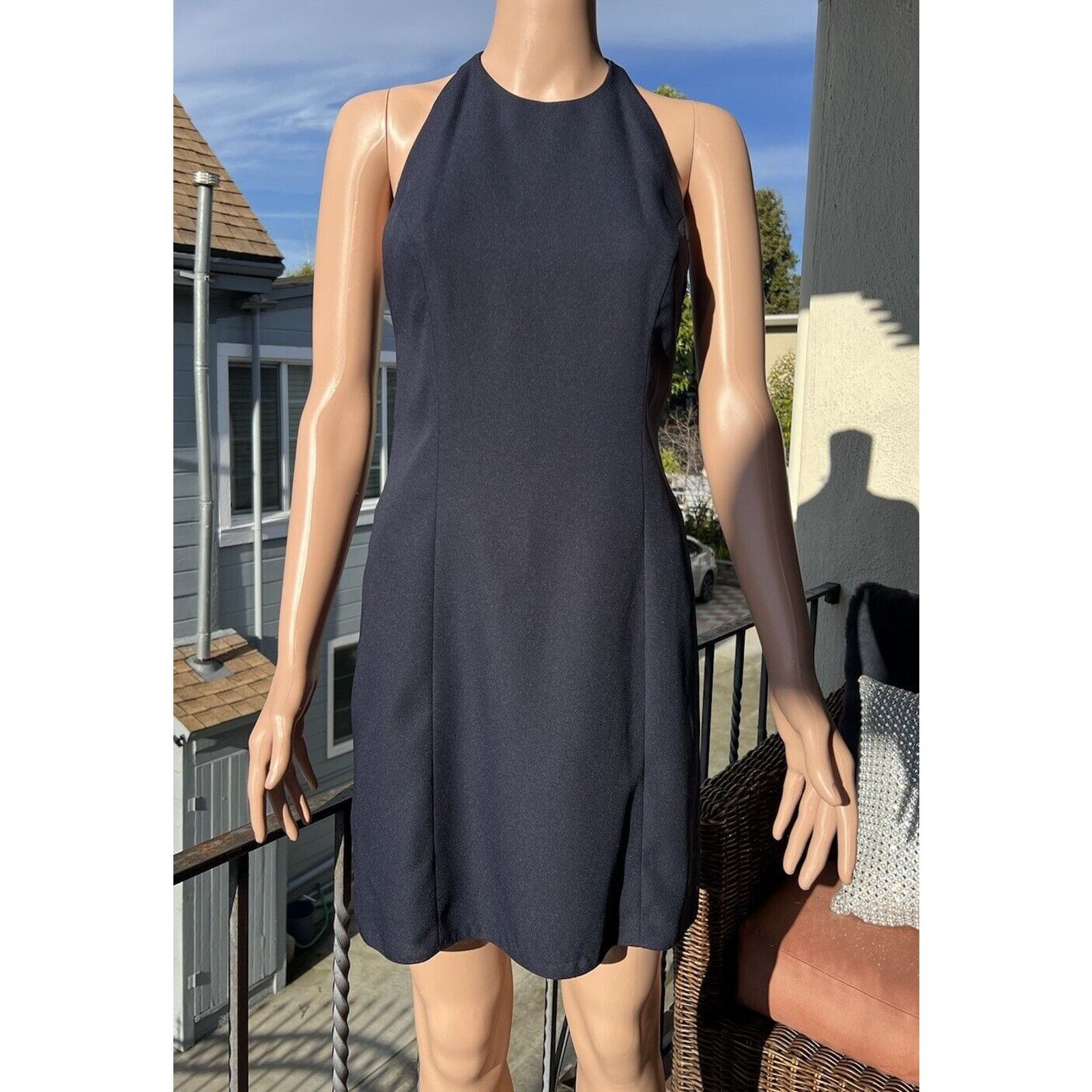 Other Warren Petites Dress Sleeveless Backless Navy Blue Size 2 Size XS / US 0-2 / IT 36-38 - 1 Thumbnail