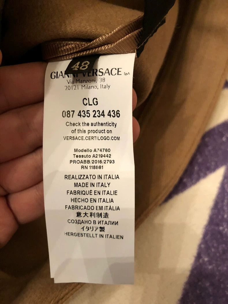 Versace Versace Alpaca coat Size US M / EU 48-50 / 2 - 3 Thumbnail