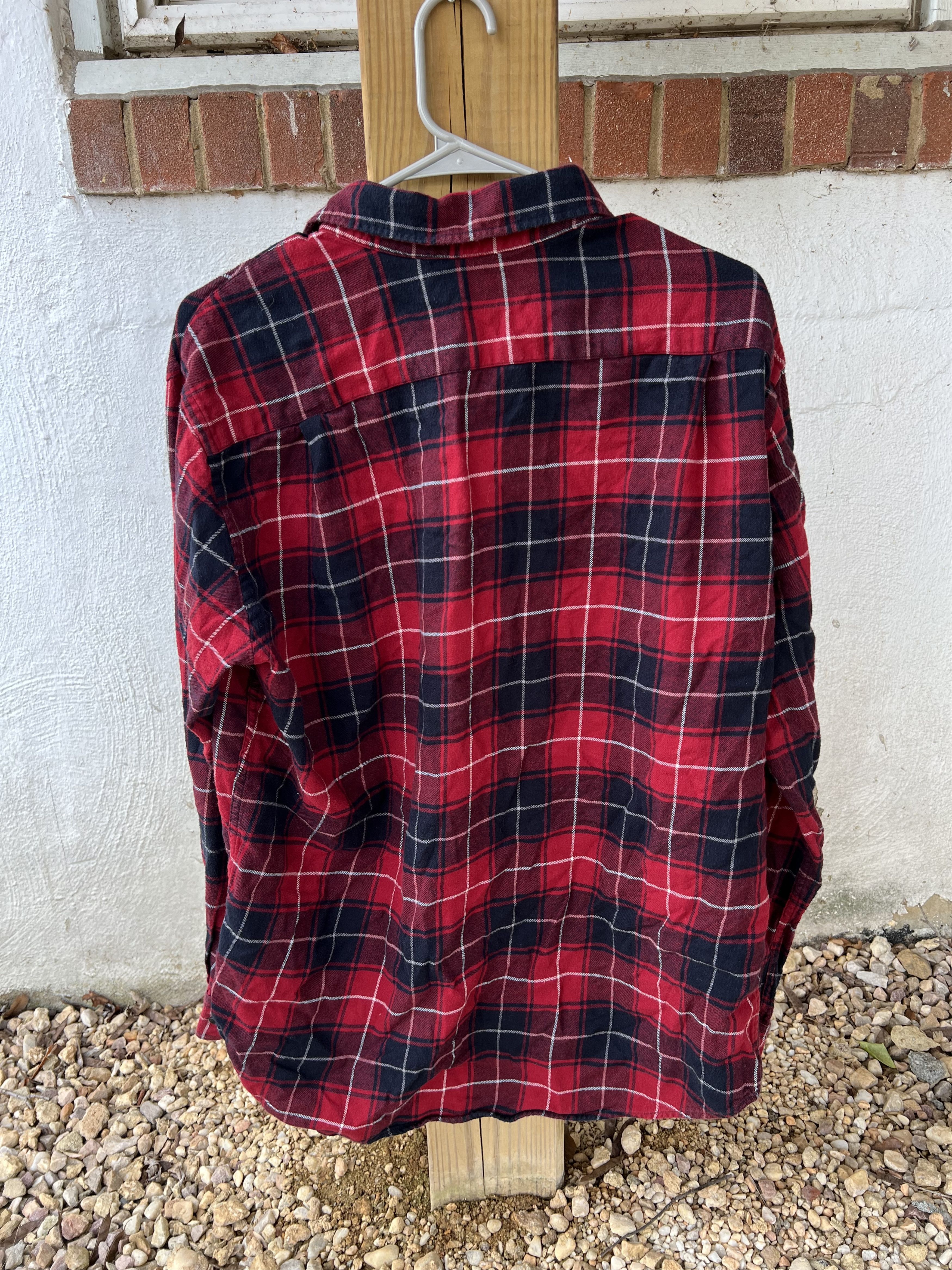 Uniqlo Lightweight Flannel / Red Navy Size US L / EU 52-54 / 3 - 3 Thumbnail