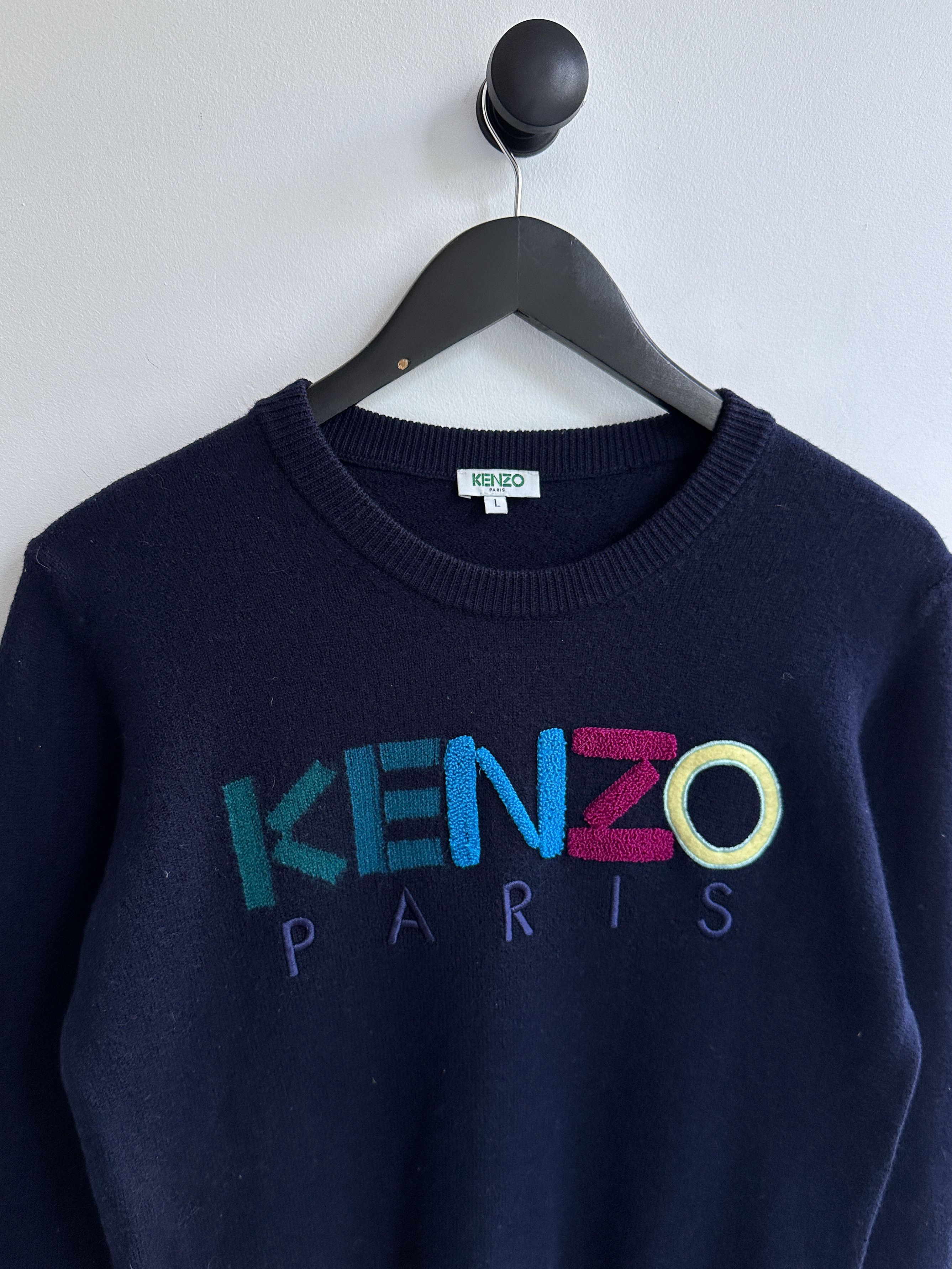 Kenzo Kenzo Wool Sweater Jumper Size M / US 6-8 / IT 42-44 - 4 Thumbnail