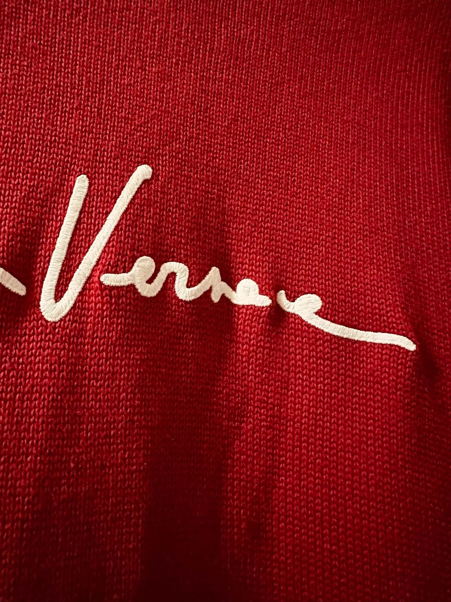 Versace Versace All-Over Embroidered Logo Sweater 98N 46M Size US S / EU 44-46 / 1 - 5 Thumbnail