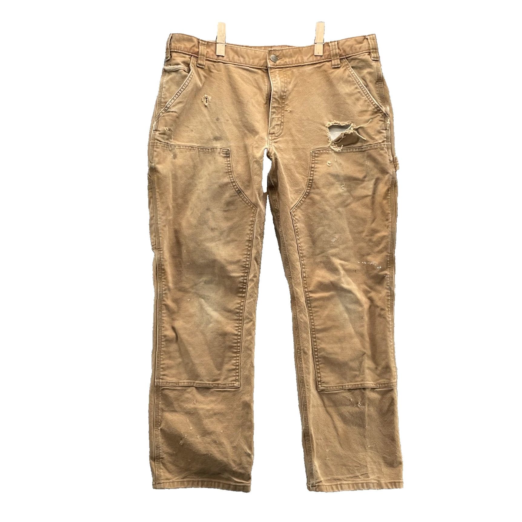 Carhartt Carhartt Double Knee Pant Men 36x28 Duck Workwear Relax Utility Y2k Rugged Flex Size US 36 / EU 52 - 2 Thumbnail