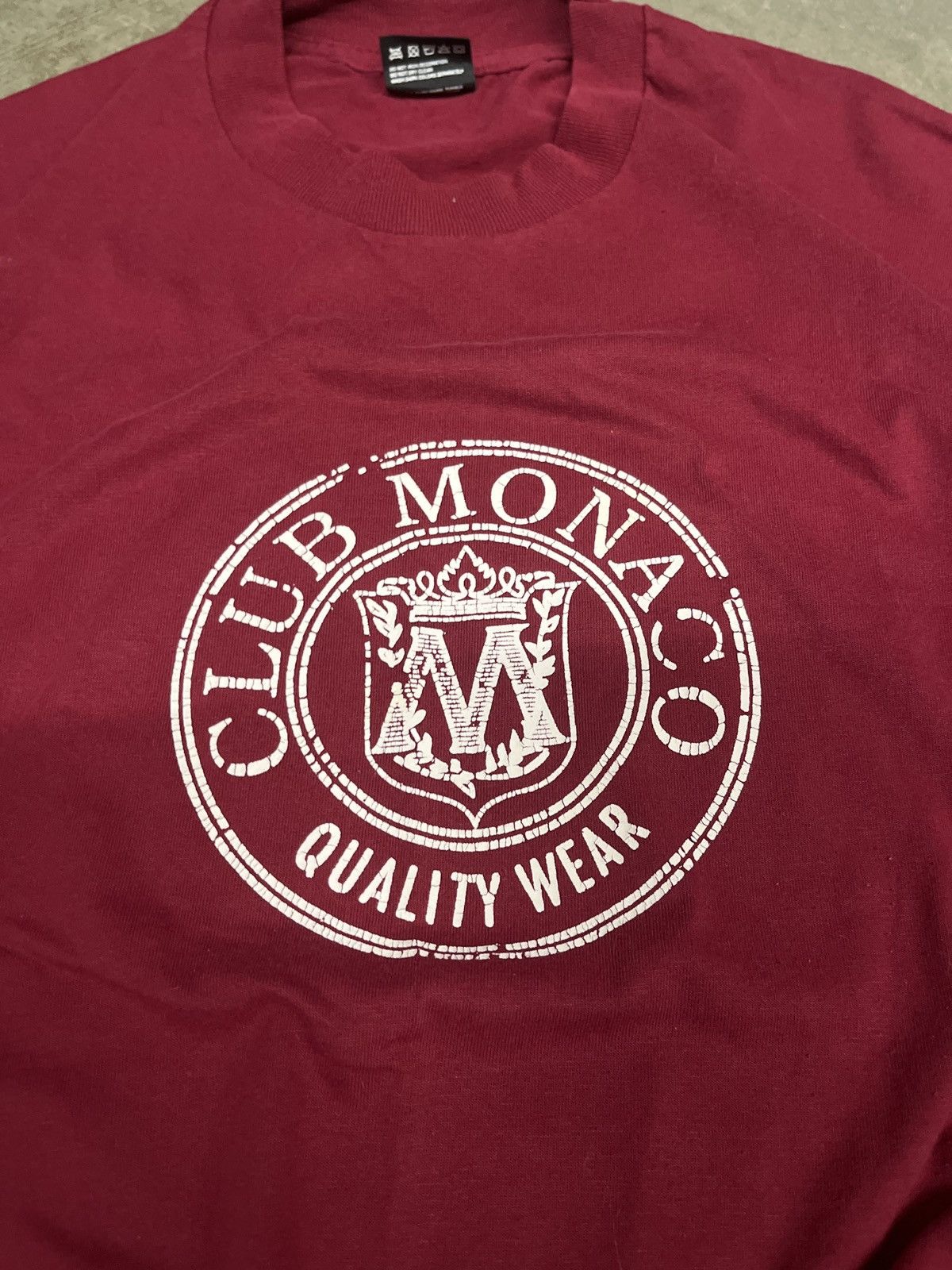 Club Monaco × Fruit Of The Loom × Vintage Vintage Club Monaco Tee Size US XL / EU 56 / 4 - 4 Thumbnail