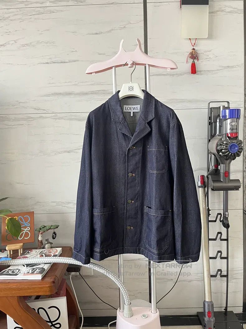 Loewe Loewe Pure Wool Long Sleeve Denim Jacket Size US M / EU 48-50 / 2 - 1 Thumbnail