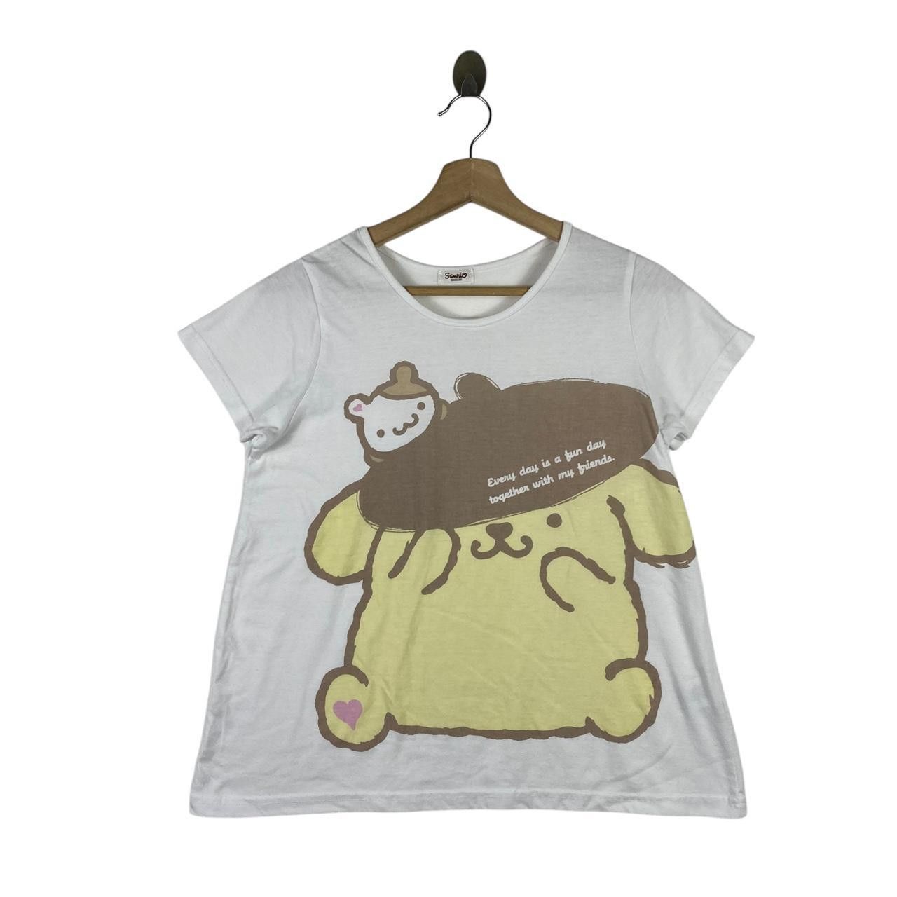 Anime POMPOMPURIN SANRIO CHARACTER Cartoon Tee Shirt Top Anime Size S / US 4 / IT 40 - 1 Thumbnail