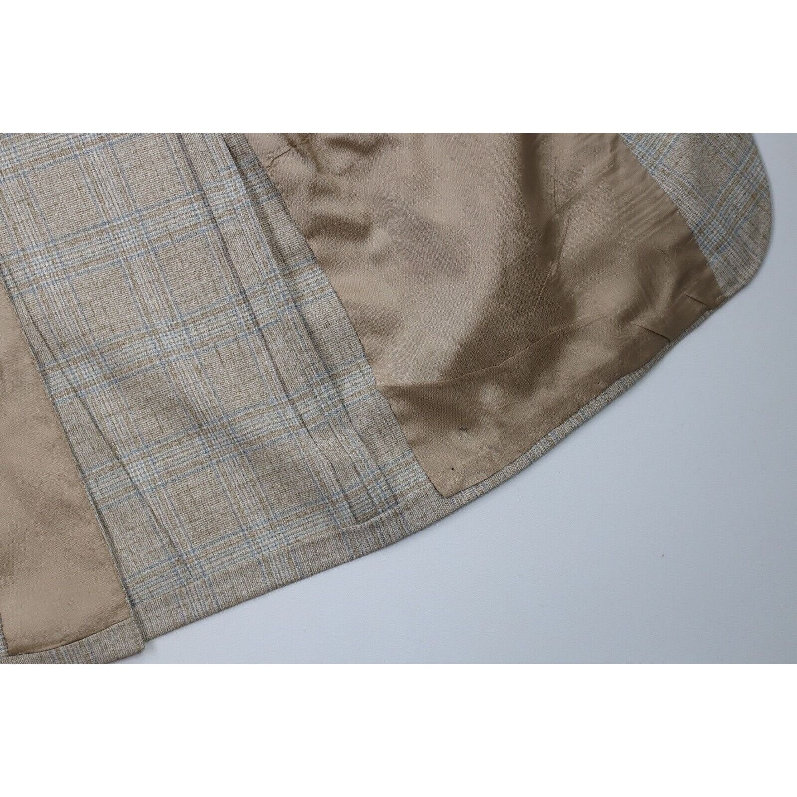 Vintage Vintage 70s Streetwear 3 Piece Wool Suit Wedding Size 42R - 6 Thumbnail