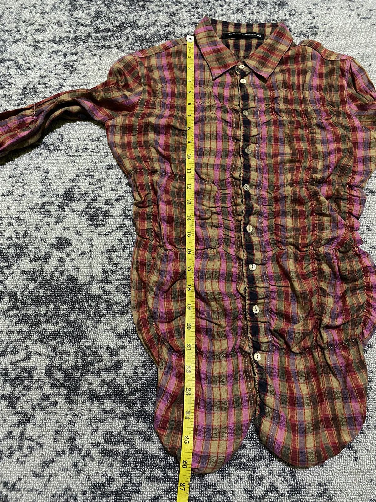 Marithe + Francois Girbaud Le jean de marithe fracois girbaud plaid shirt Size M / US 6-8 / IT 42-44 - 10 Thumbnail