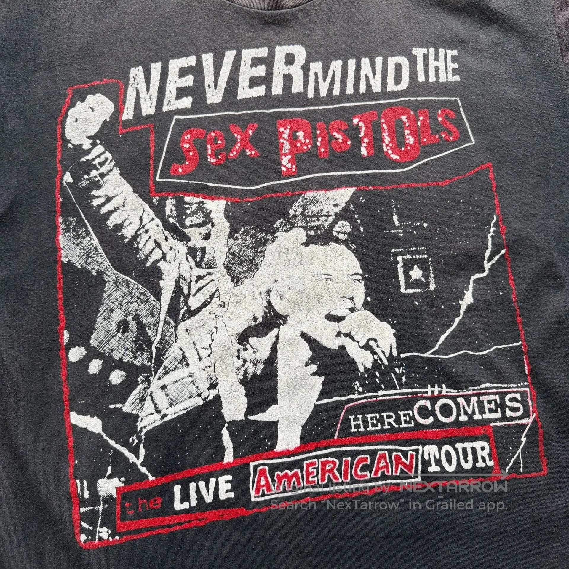 Vintage Vintage 90s Sex Pistols Punk Tee. Size US M / EU 48-50 / 2 - 6 Thumbnail