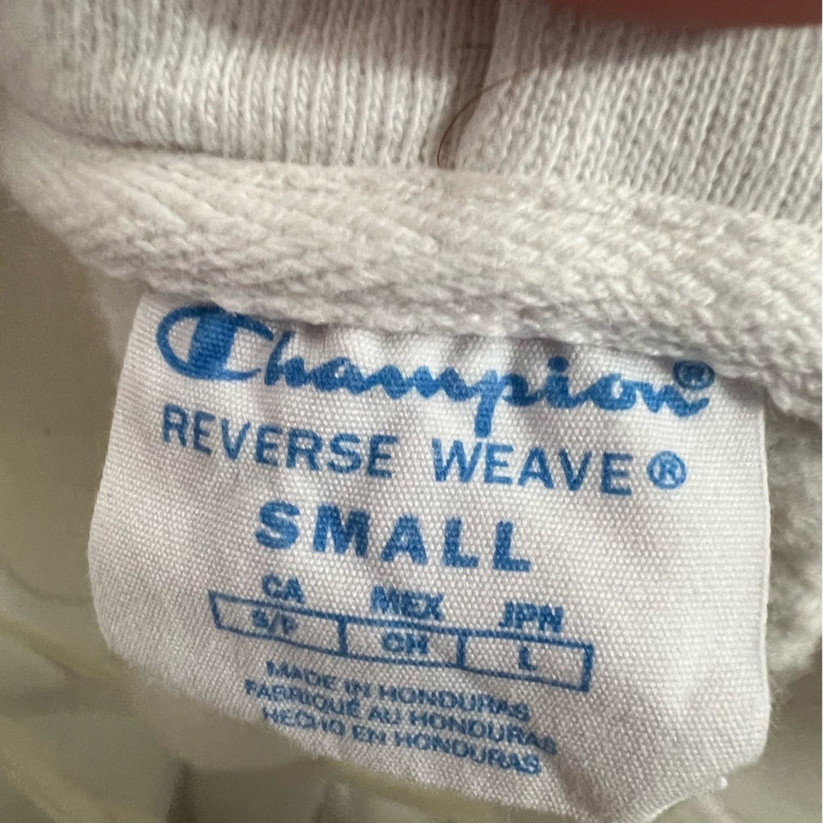 Champion Champion Reverse Weave White and Gold Hoodie SZ Small CLEAN Size US S / EU 44-46 / 1 - 5 Thumbnail