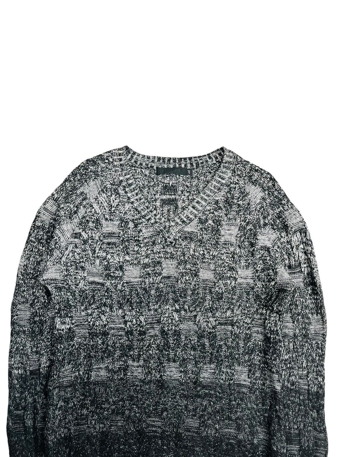 BUFFALO BOBS 2000s Fuga - Ombre Gradient Knitted Sweater Size US M / EU 48-50 / 2 - 3 Thumbnail