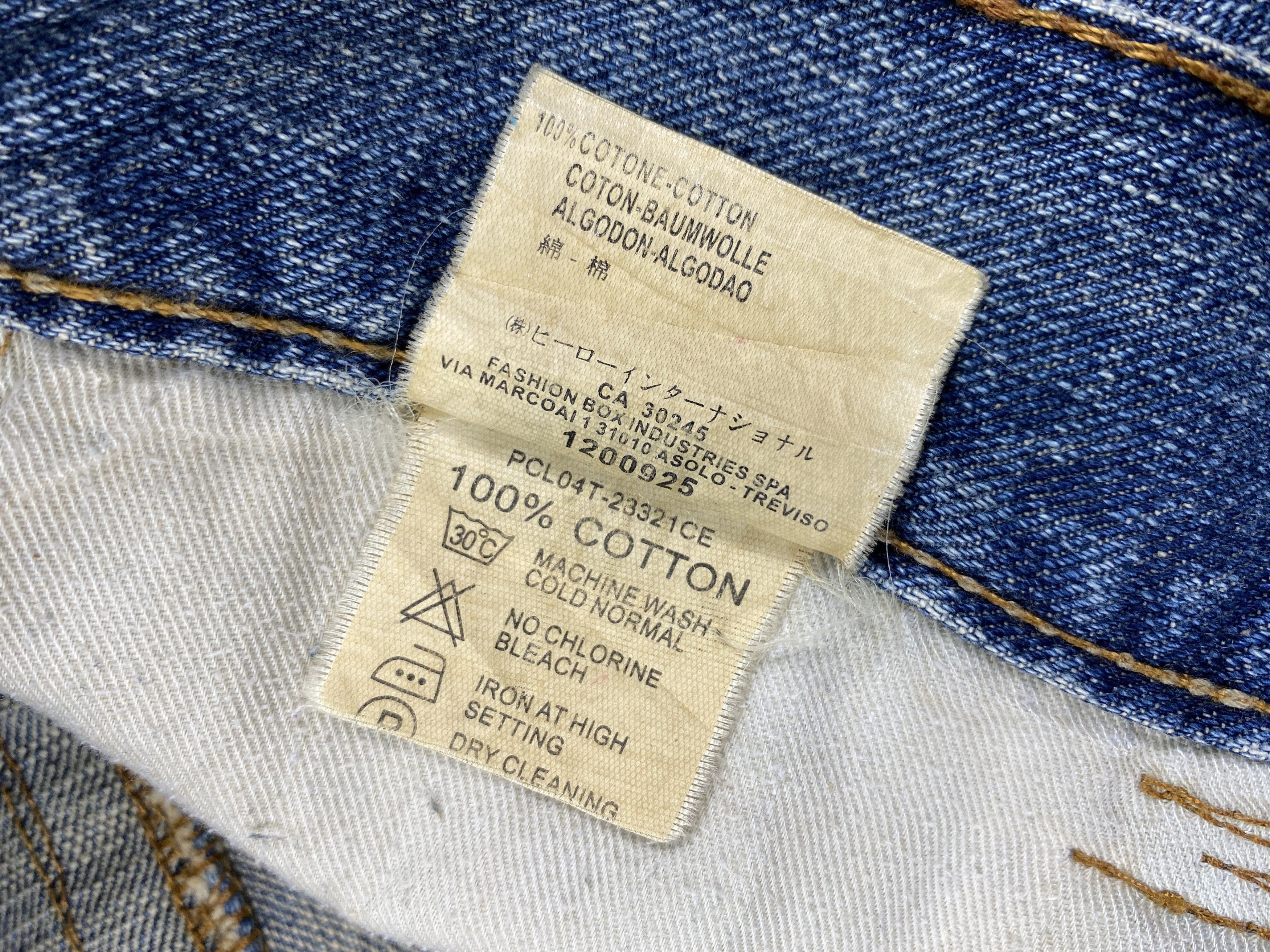 Hysteric Glamour Distressed Blue Vintage Replay Flare Jeans 32x29.5- JN3582 Size US 32 / EU 48 - 9 Thumbnail