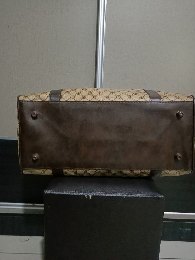 Japanese Brand Vintage Aoki Luggage Shelly Monogram Duffle Size ONE SIZE - 6 Thumbnail