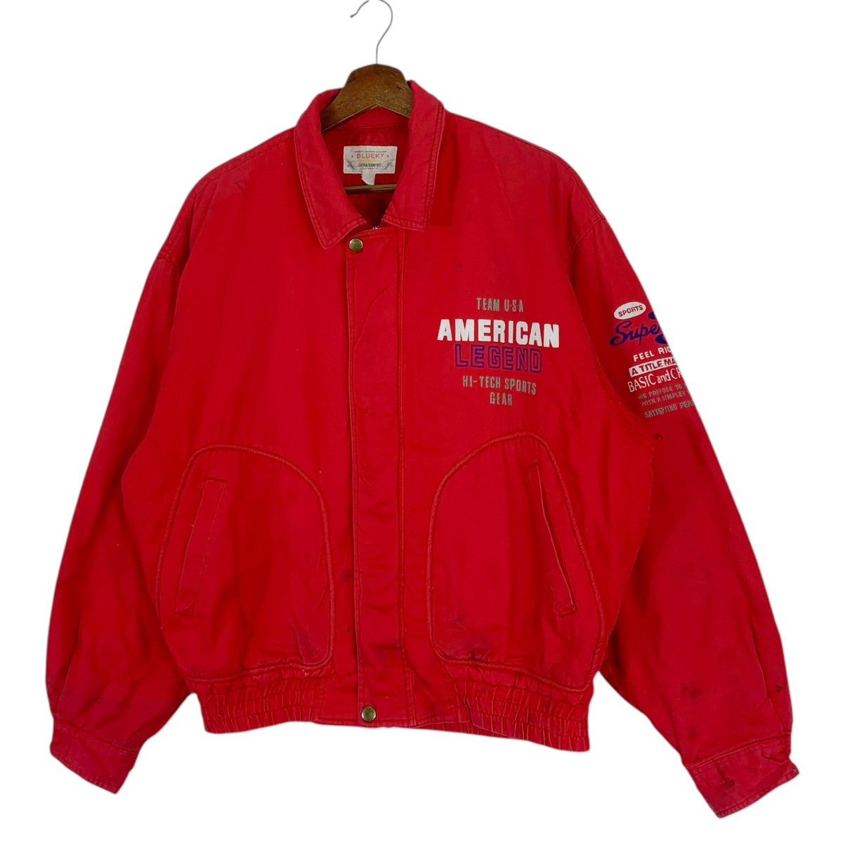 Vintage Vintage Blueky New York American Legend Sport Jacket Size US L / EU 52-54 / 3 - 3 Thumbnail