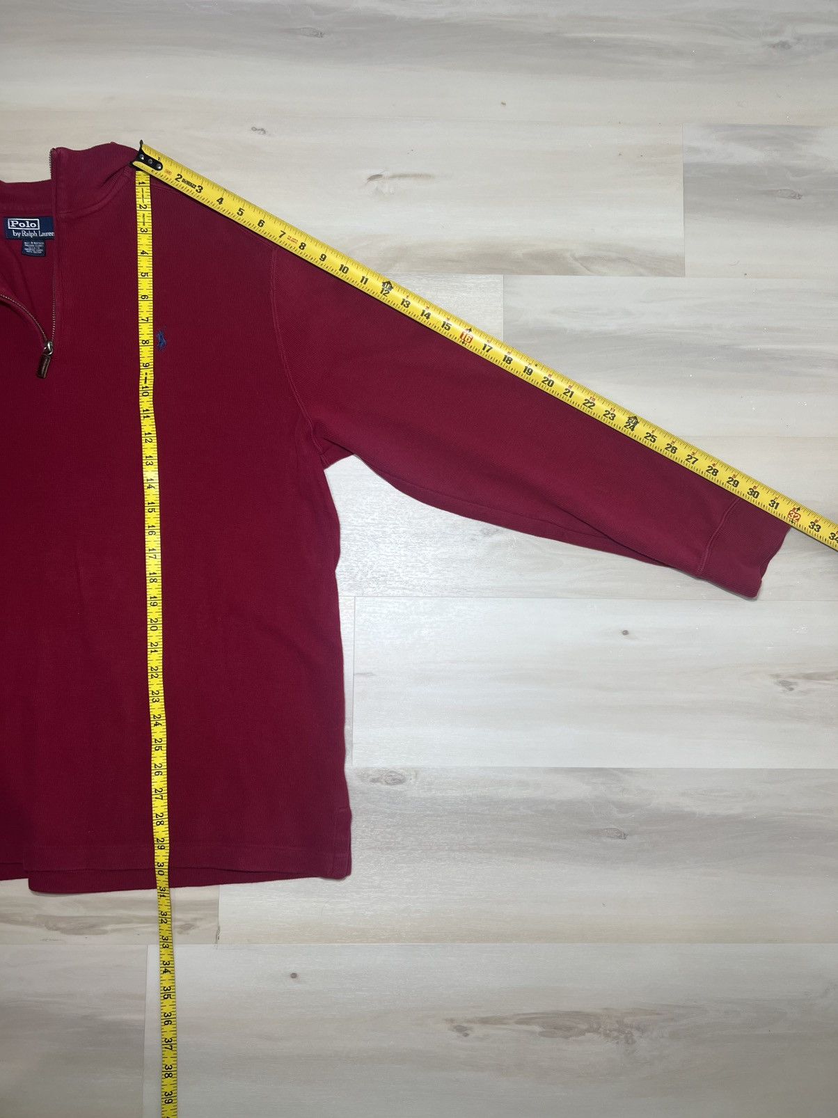 Polo Ralph Lauren Vintage Polo Ralph Lauren Sweater Mens XL Pony Logo 1/4 Zip Size US XL / EU 56 / 4 - 5 Thumbnail