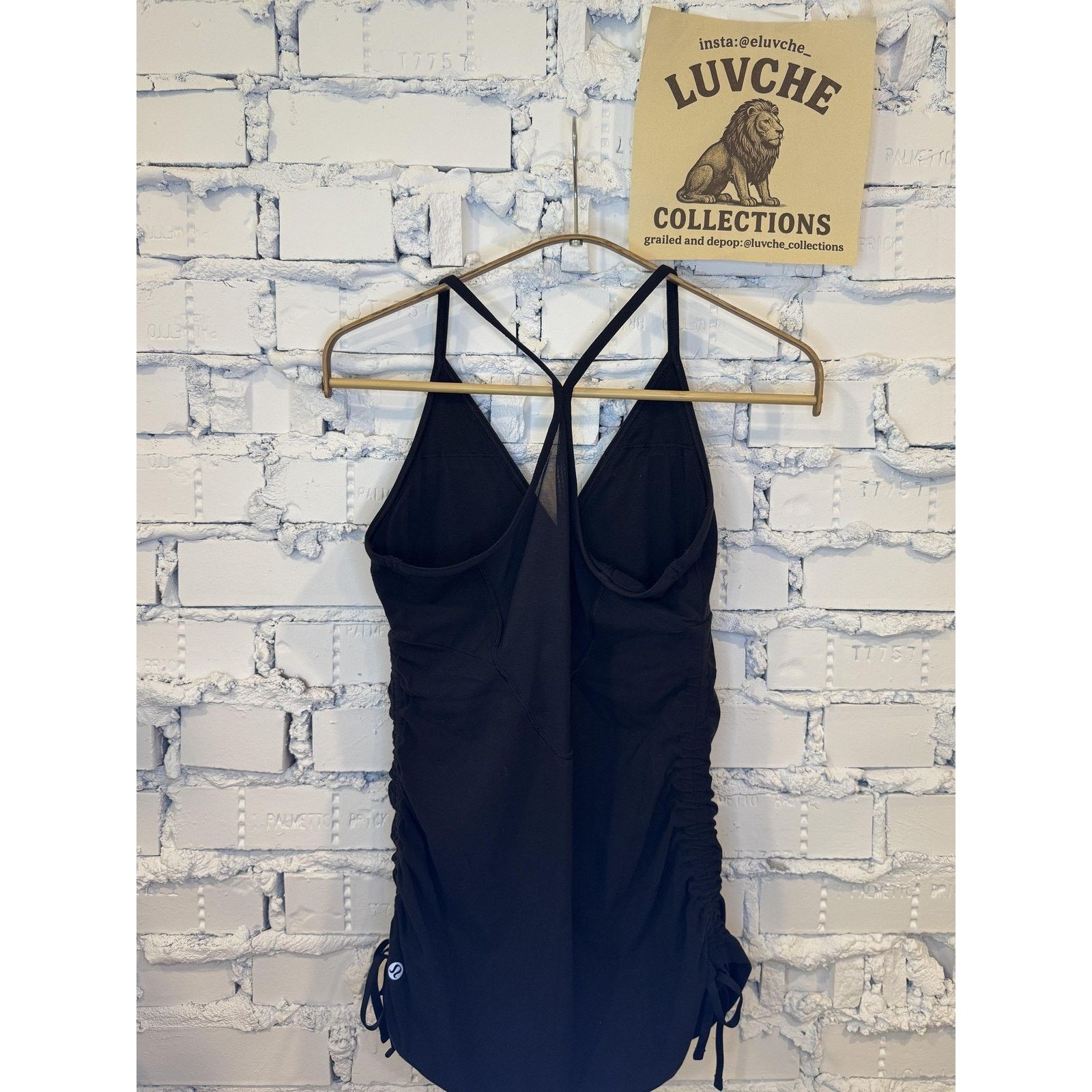 Lululemon Lululemon Womens M Black Adjustable Side Built in Bra Top Size M / US 6-8 / IT 42-44 - 3 Thumbnail